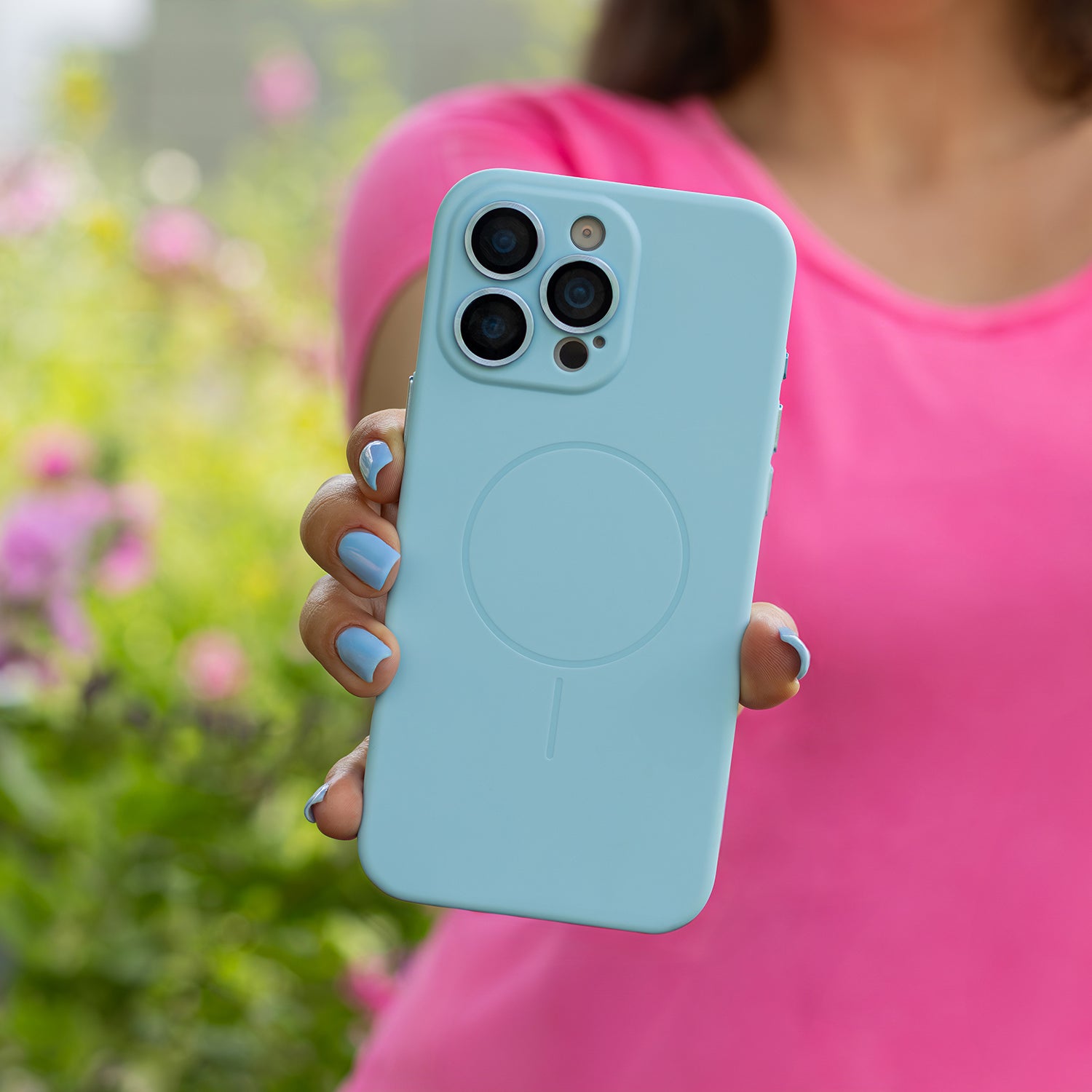 iPhone 15 Pro MagSafe Cover Ultra Trendy Vivid Thin Mag Vivid Thin – Blå