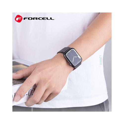 FORCELL Magnetic Stainless Steel Strap - Silver - 42/44/45/49 mm