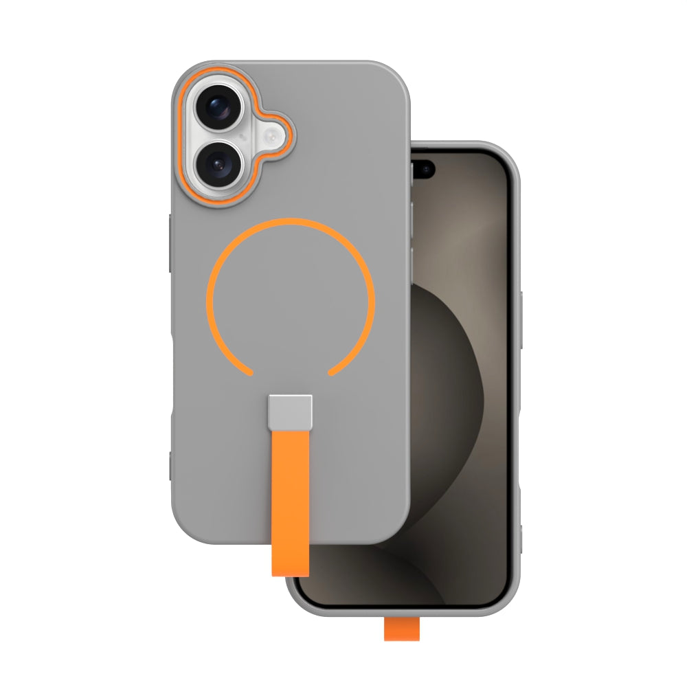 iPhone 15 Pro MagSafe Cover Loop Thin Mag – Grå
