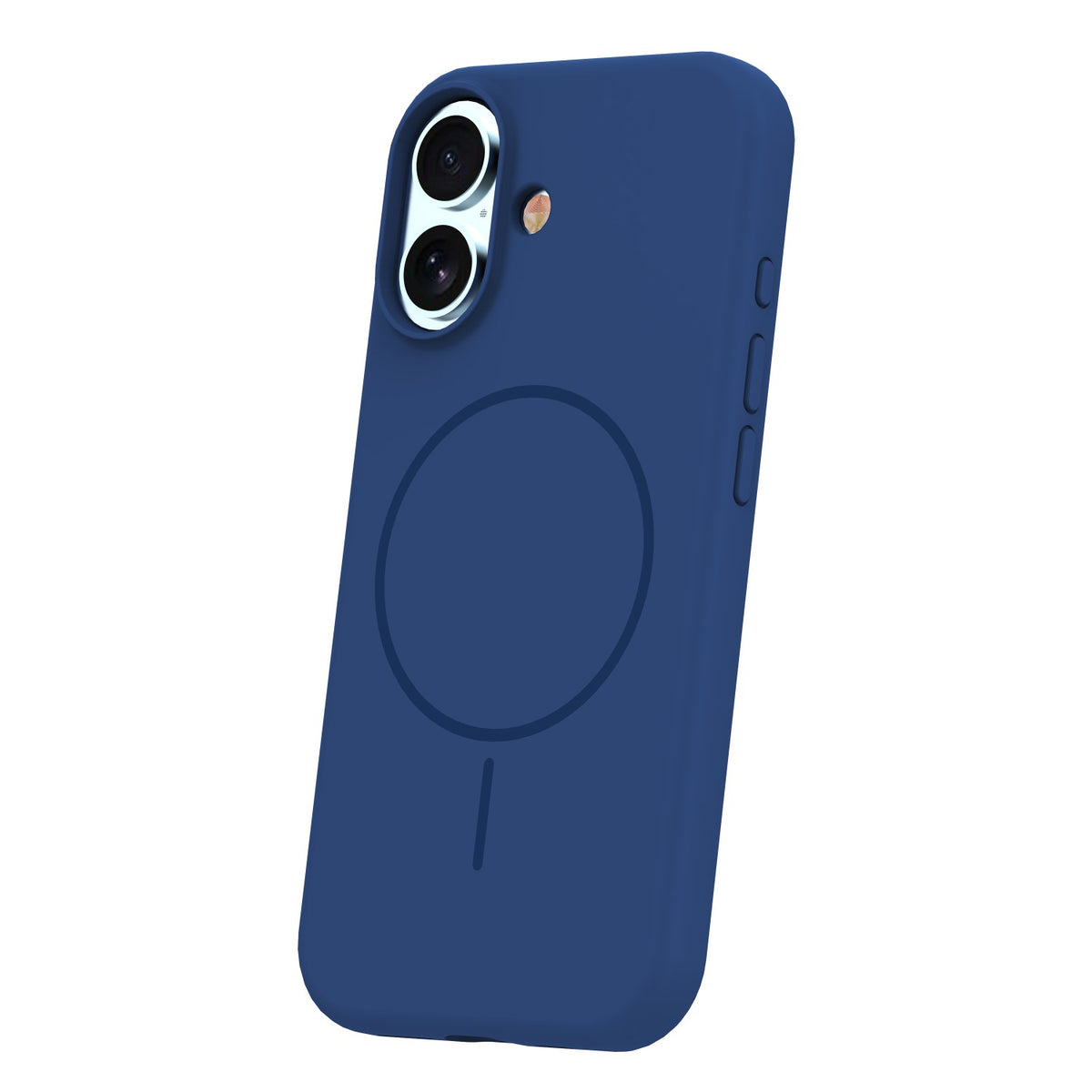 iPhone 17 MagSafe Cover Silicone Thin Mag Navy Thin – Blå