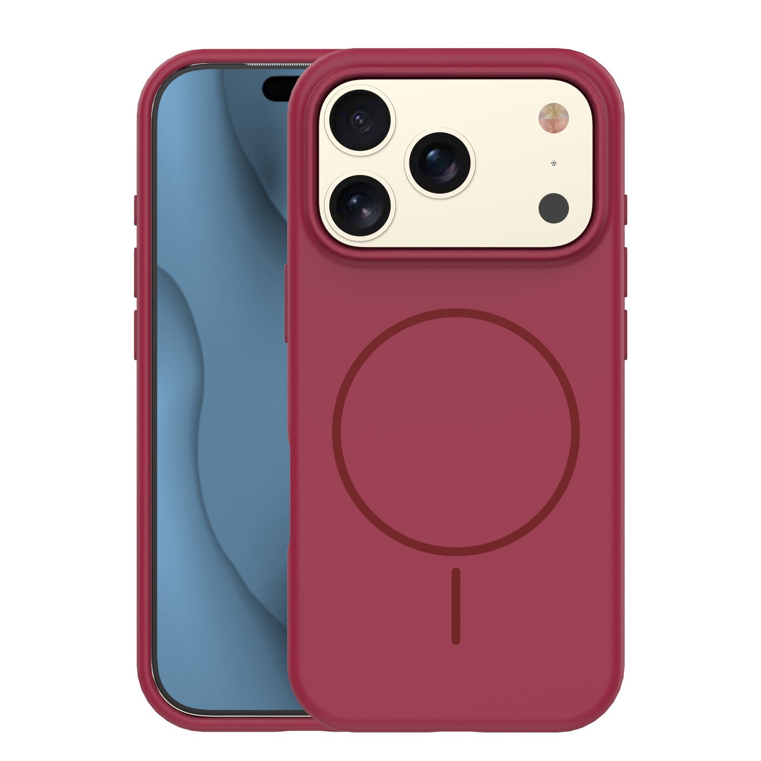 iP17 Pro Max Thin Maroon Mag