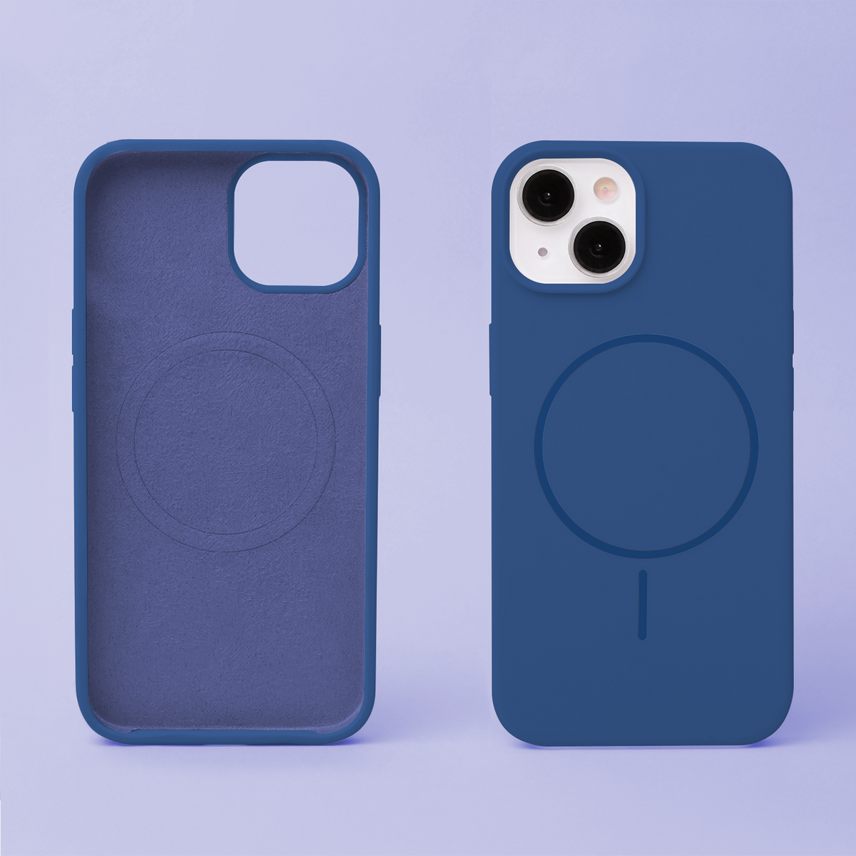iPhone 17 Pro Silicone MagSafe Cover Silicone Thin Mag Thin – Blå