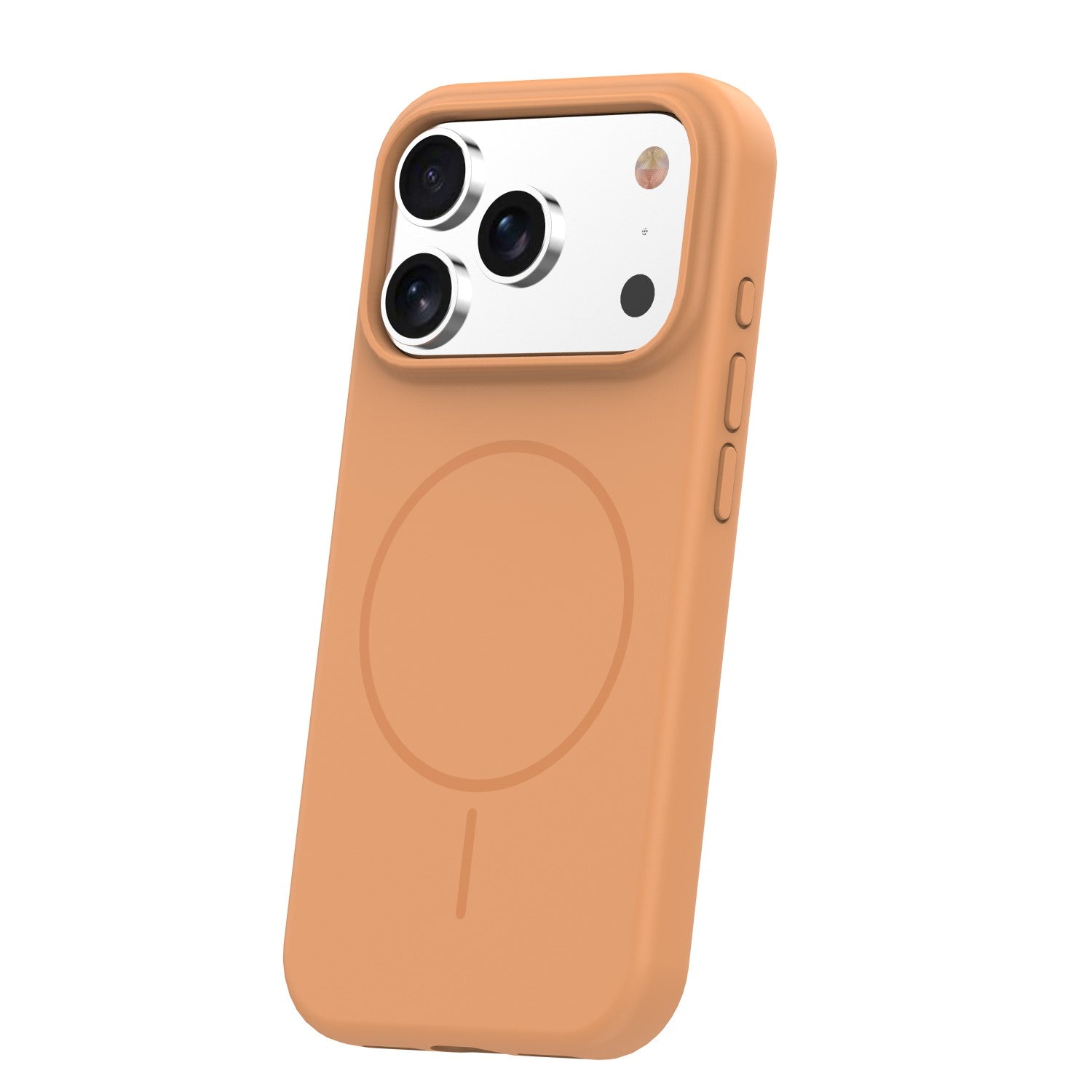 iPhone 17 Pro Silicone MagSafe Cover Silicone Thin Mag Thin – Orange