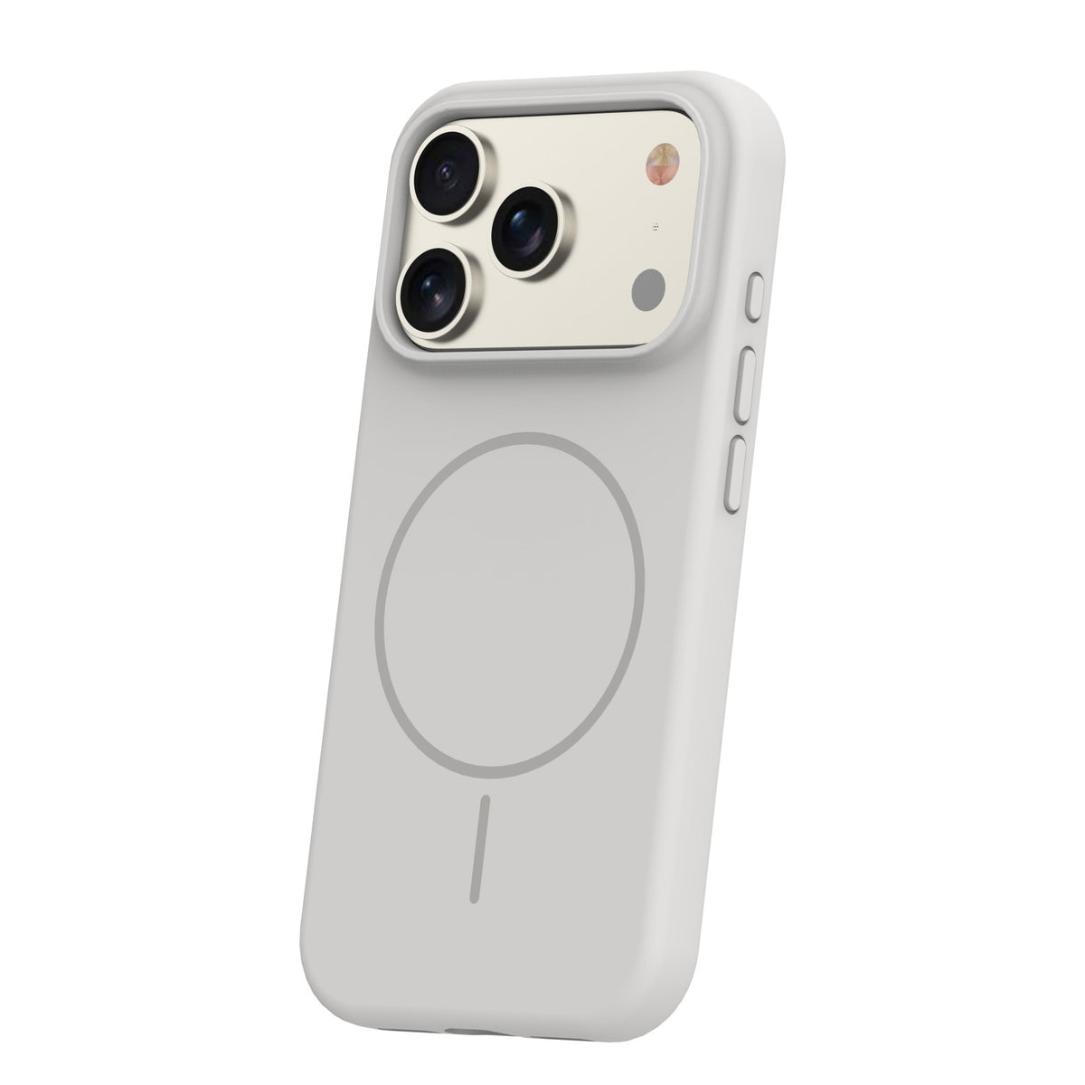 iPhone 17 Pro Silicone MagSafe Cover Silicone Thin Mag Thin – Grå