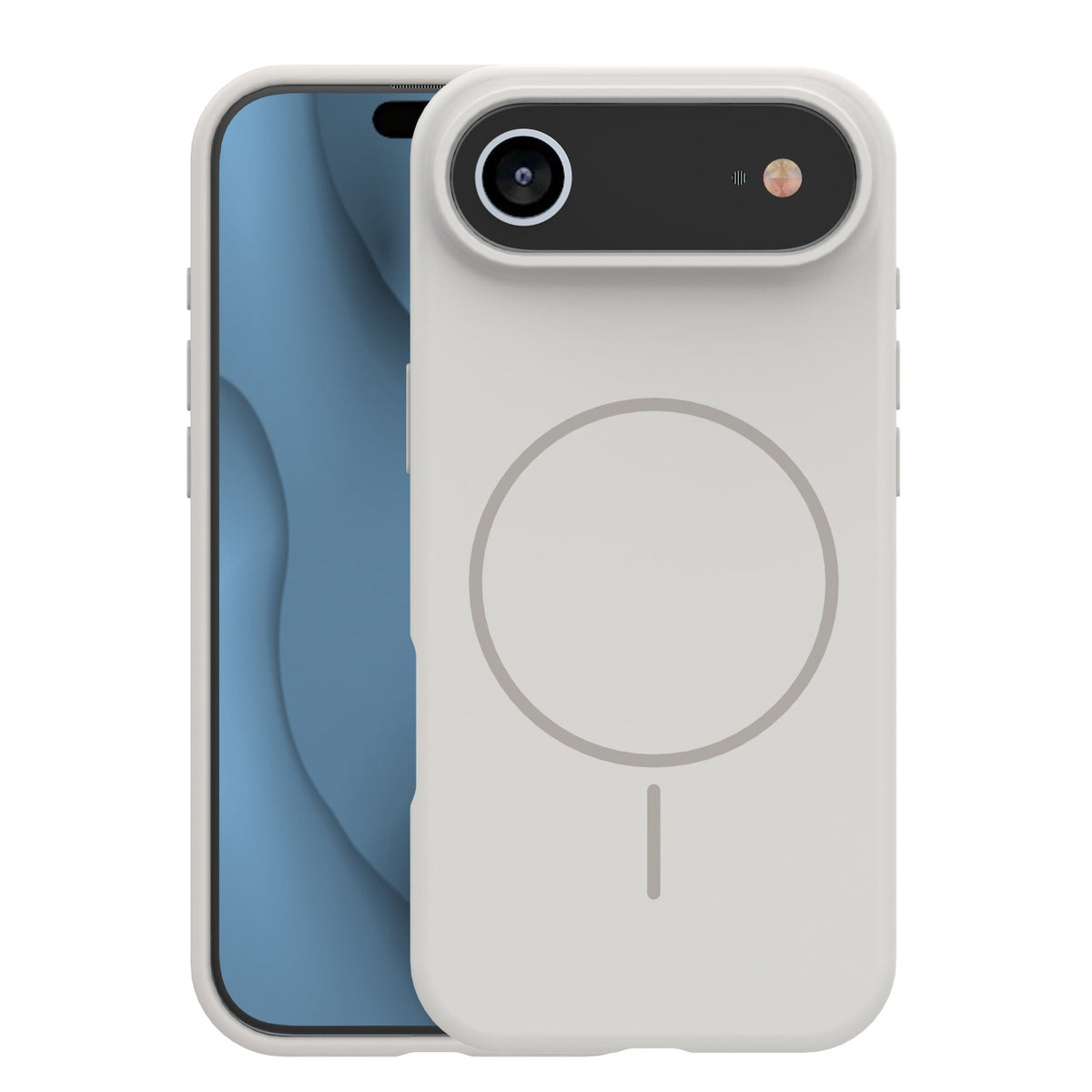 iPhone 17 Air Silicone MagSafe Cover Silicone Thin Mag Air Thin – Grå