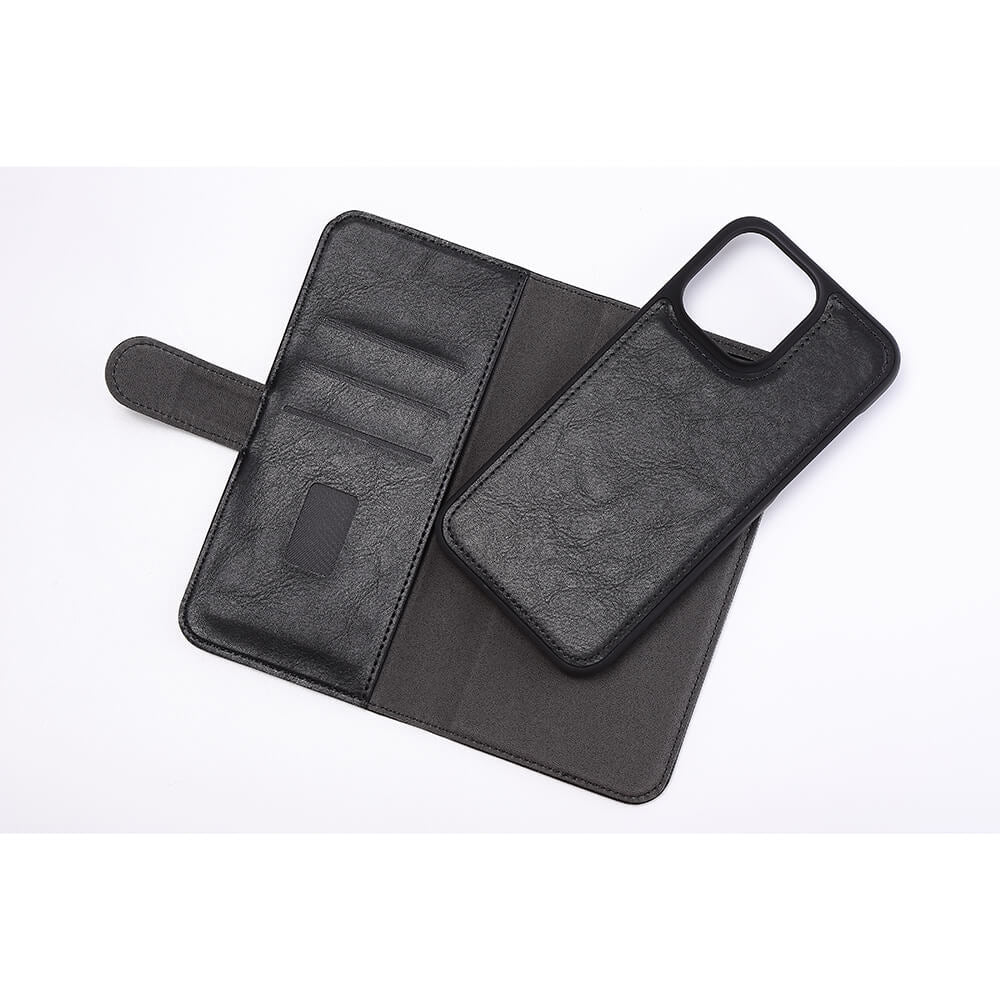 iPhone 14 Pro Max Wallet Flip Cover Gear 2in1 3 card – Sort – Buffalo - billede 5