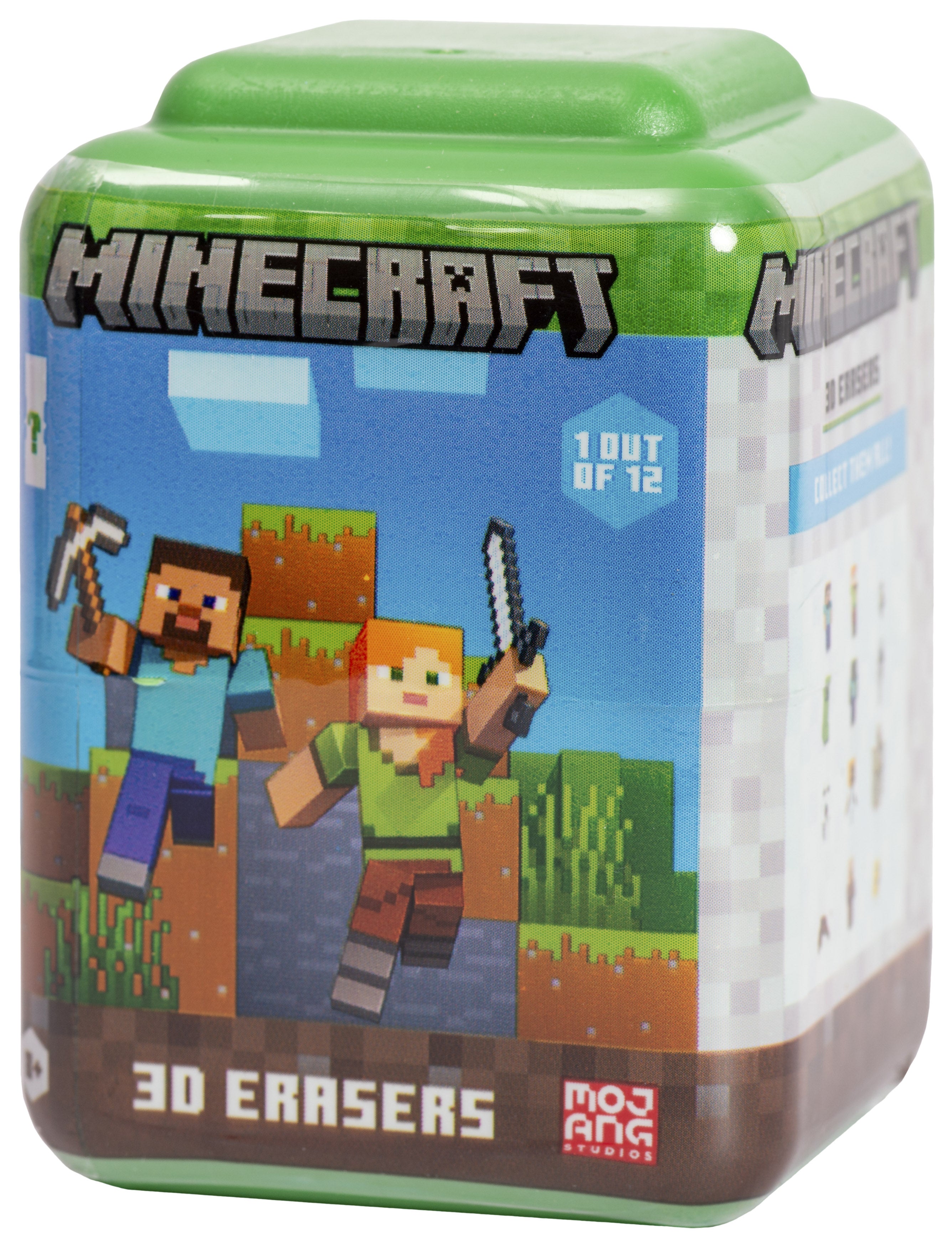 Minecraft - 3D-viskelæder (assorteret) - billede 2