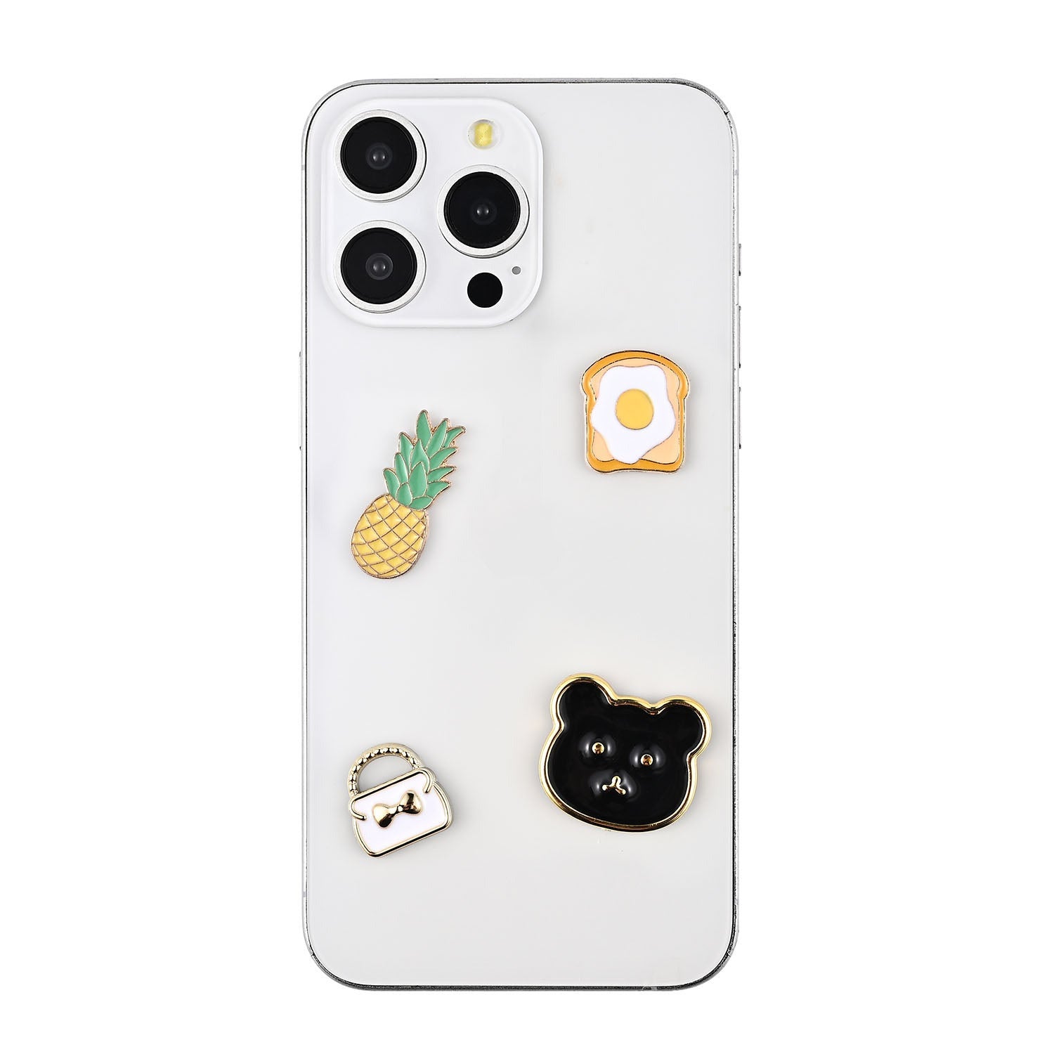 Charms Pimp Your Phone Metal og Plastik 4 stk