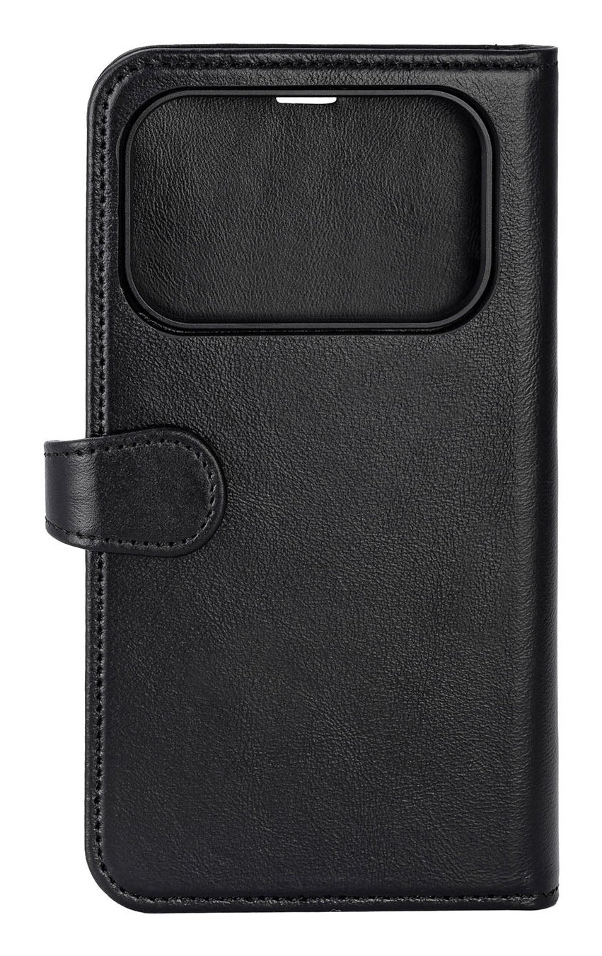 iPhone 17 Pro Max / 18 Pro Max Wallet Flip Cover 2 i 1 MAG – Sort – Buffalo - billede 2