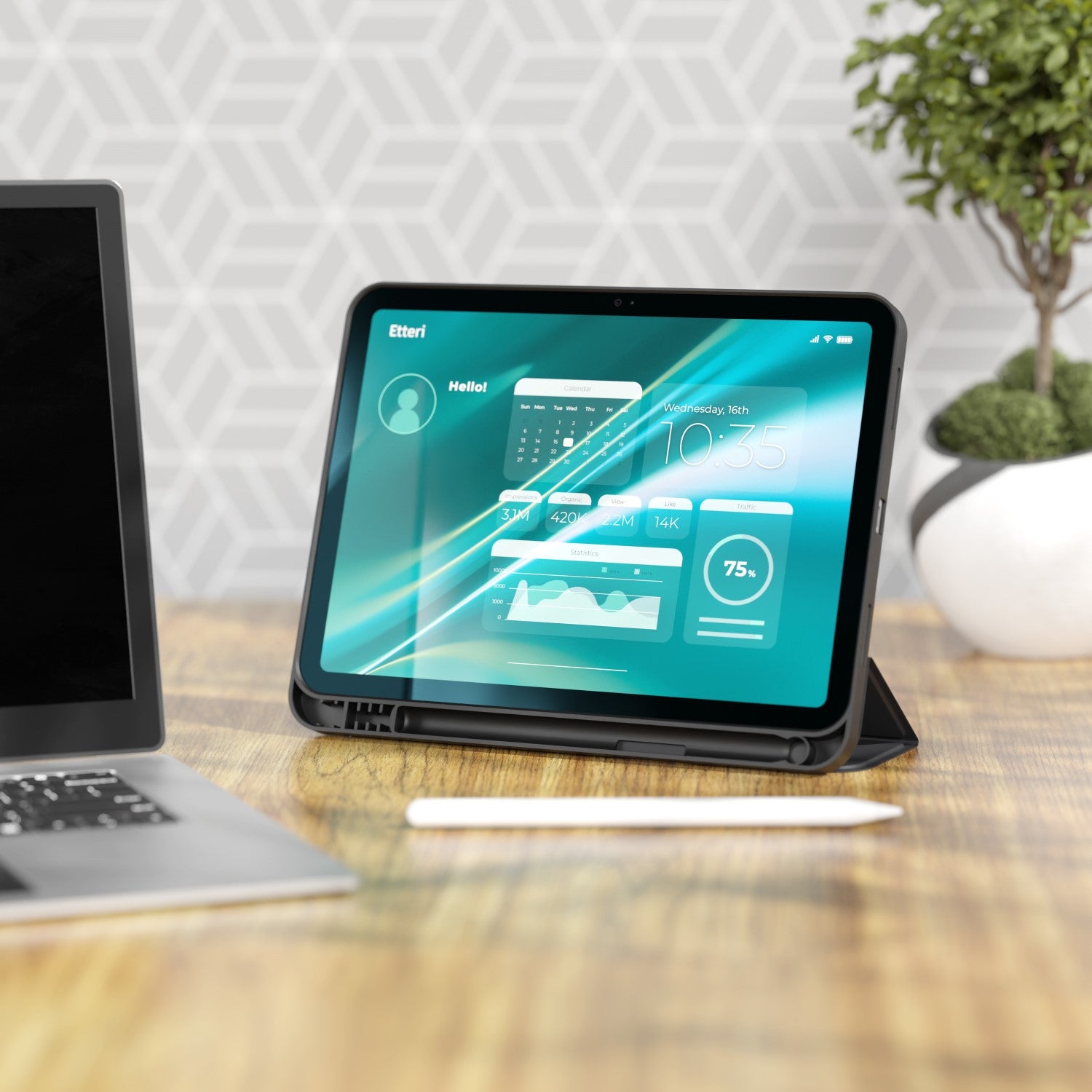 Ipad 10,2 Etteri Sort