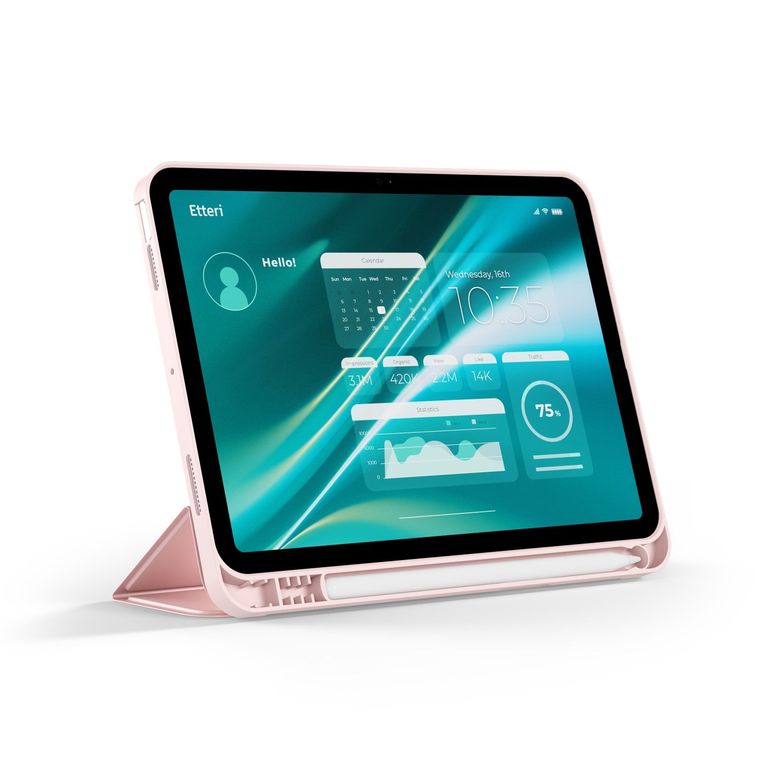 Ipad 10,2 Etteri Pink