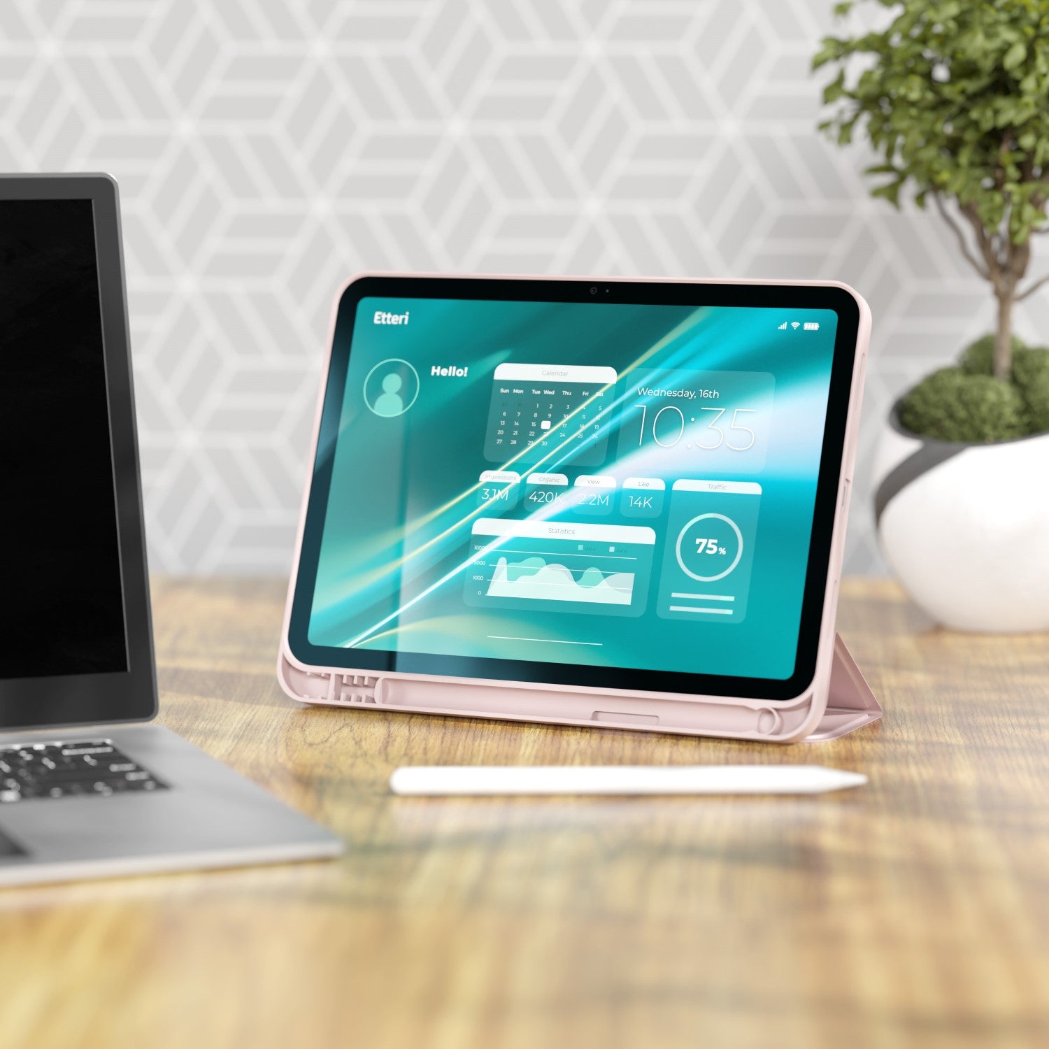 Ipad 10,2 Etteri Pink