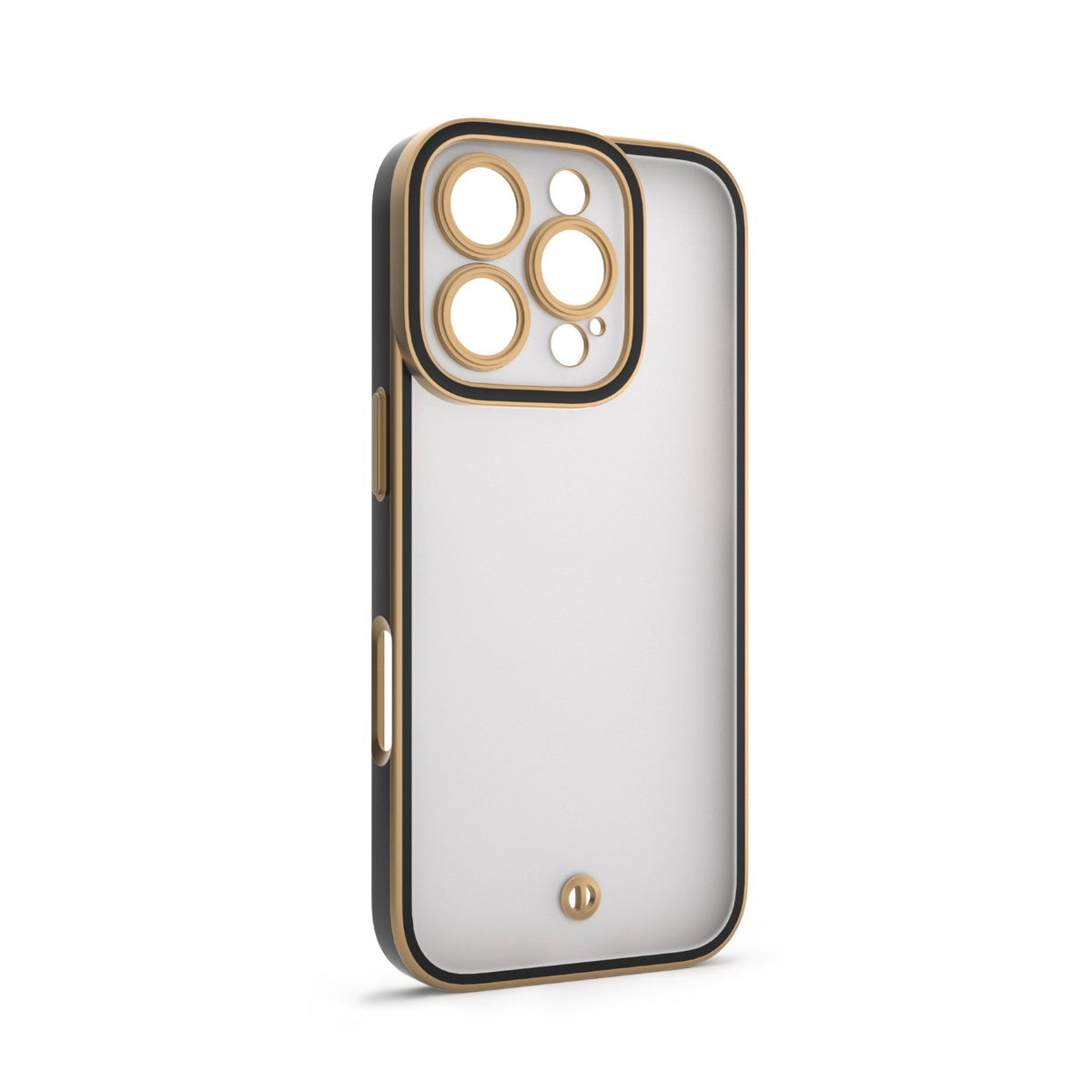 iPhone 12/12 Pro Cover Silky Gold – Sort/Guld