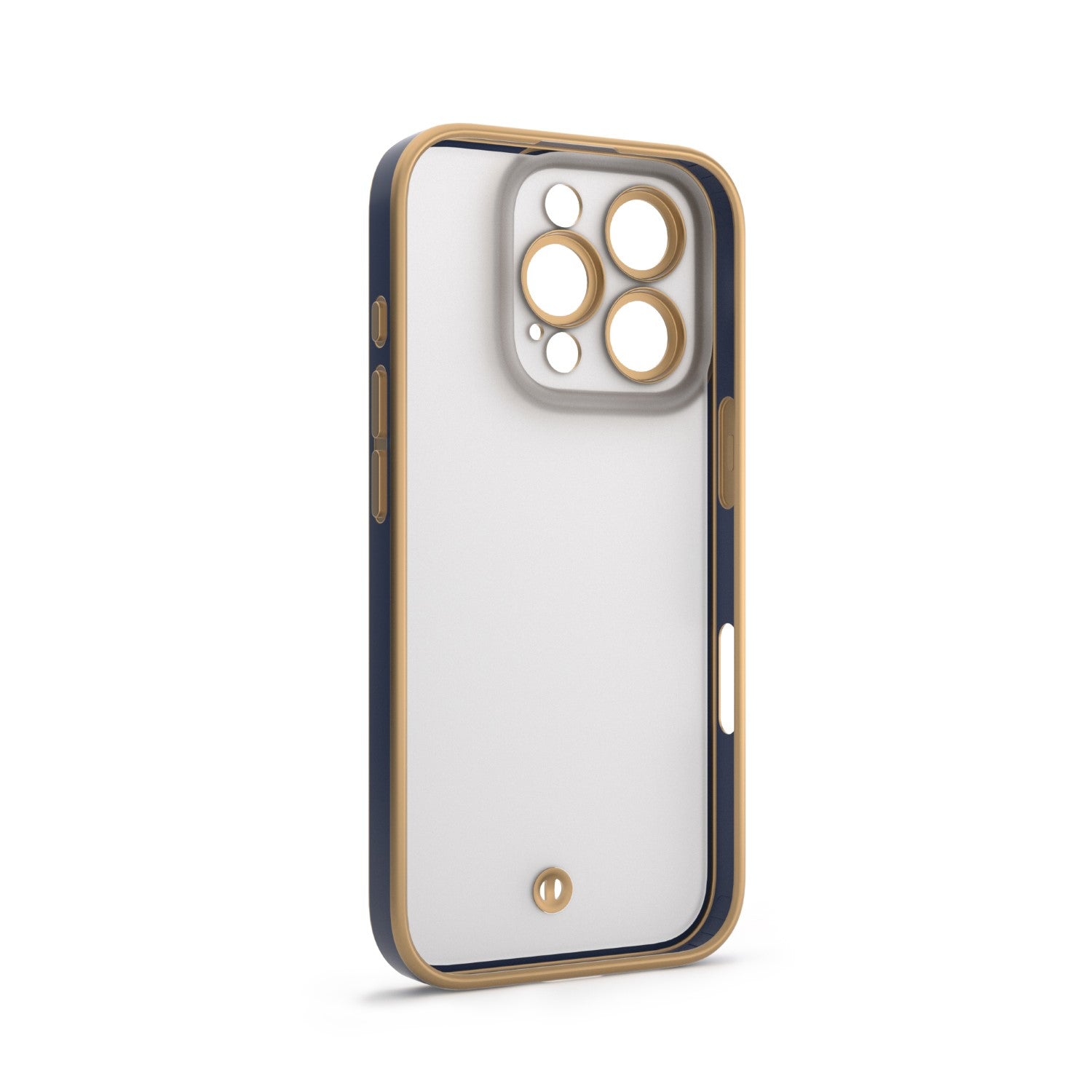 iPhone 15 Pro Cover Silky Gold – Sort/Guld