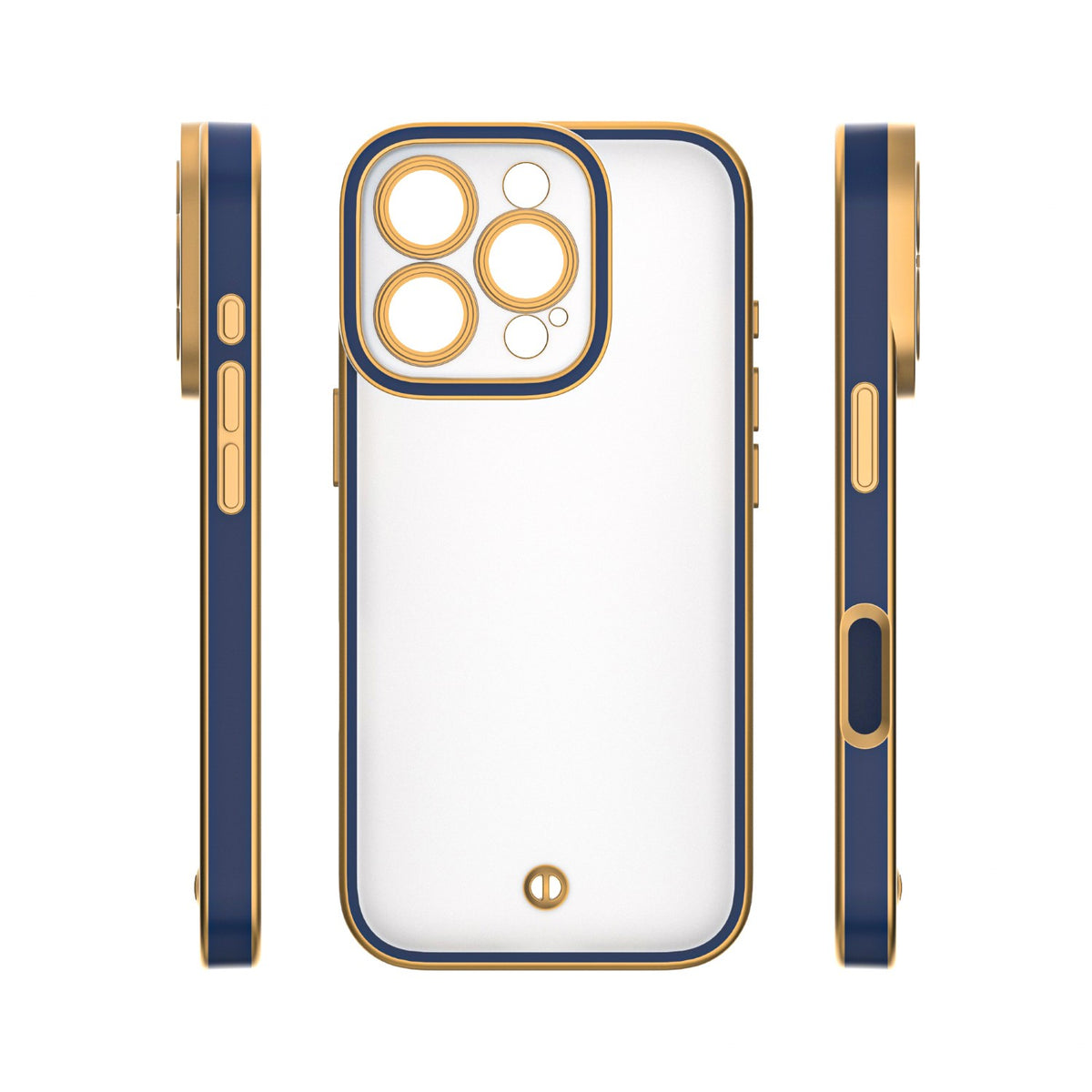iPhone 15 Silky Gold – Blå/Guld