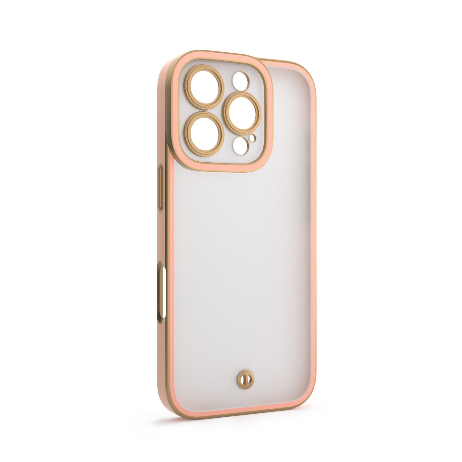 iPhone 15 Pro Cover Silky Gold – Pink/Guld