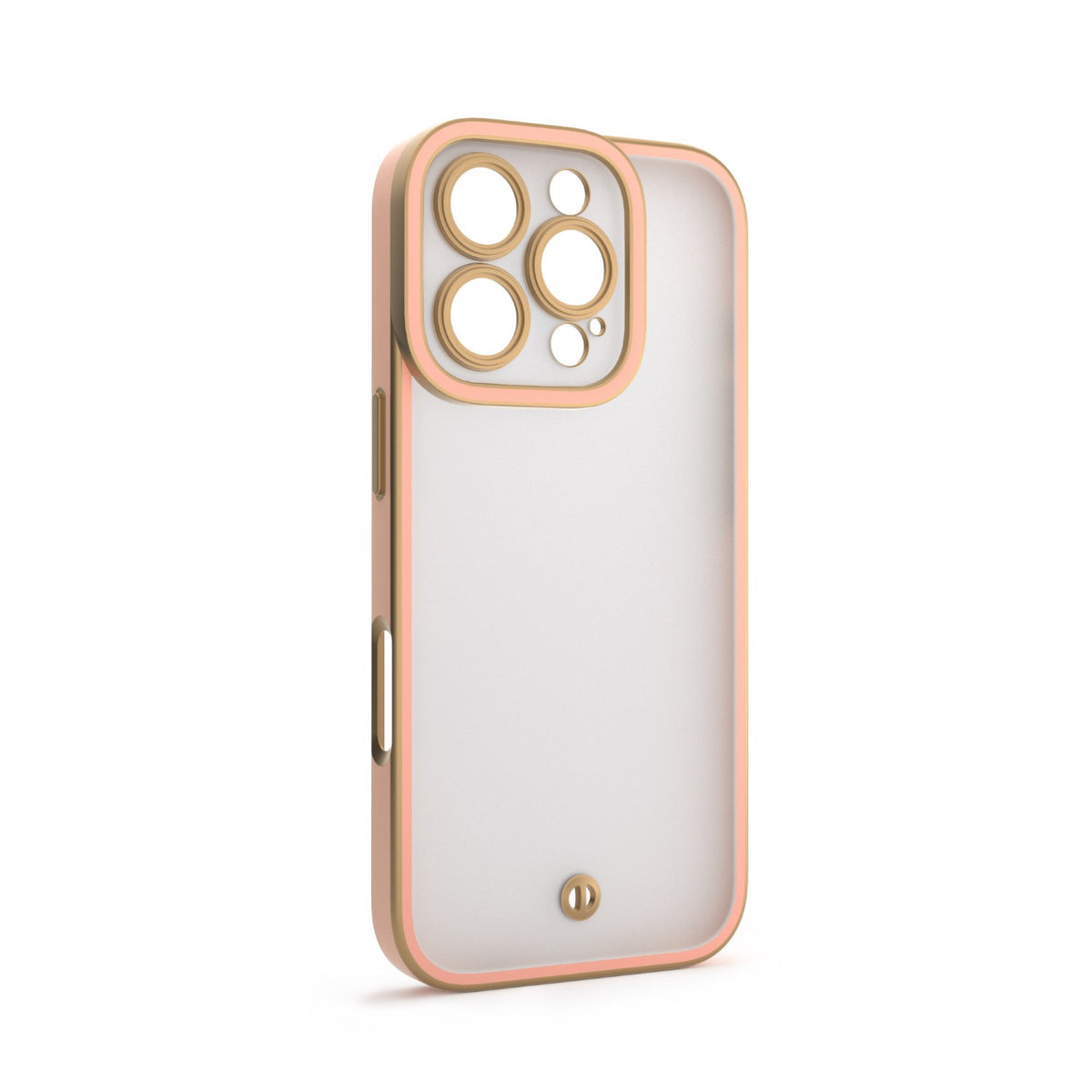 iPhone 17 Pro Max Cover Silky Gold – Pink/Guld