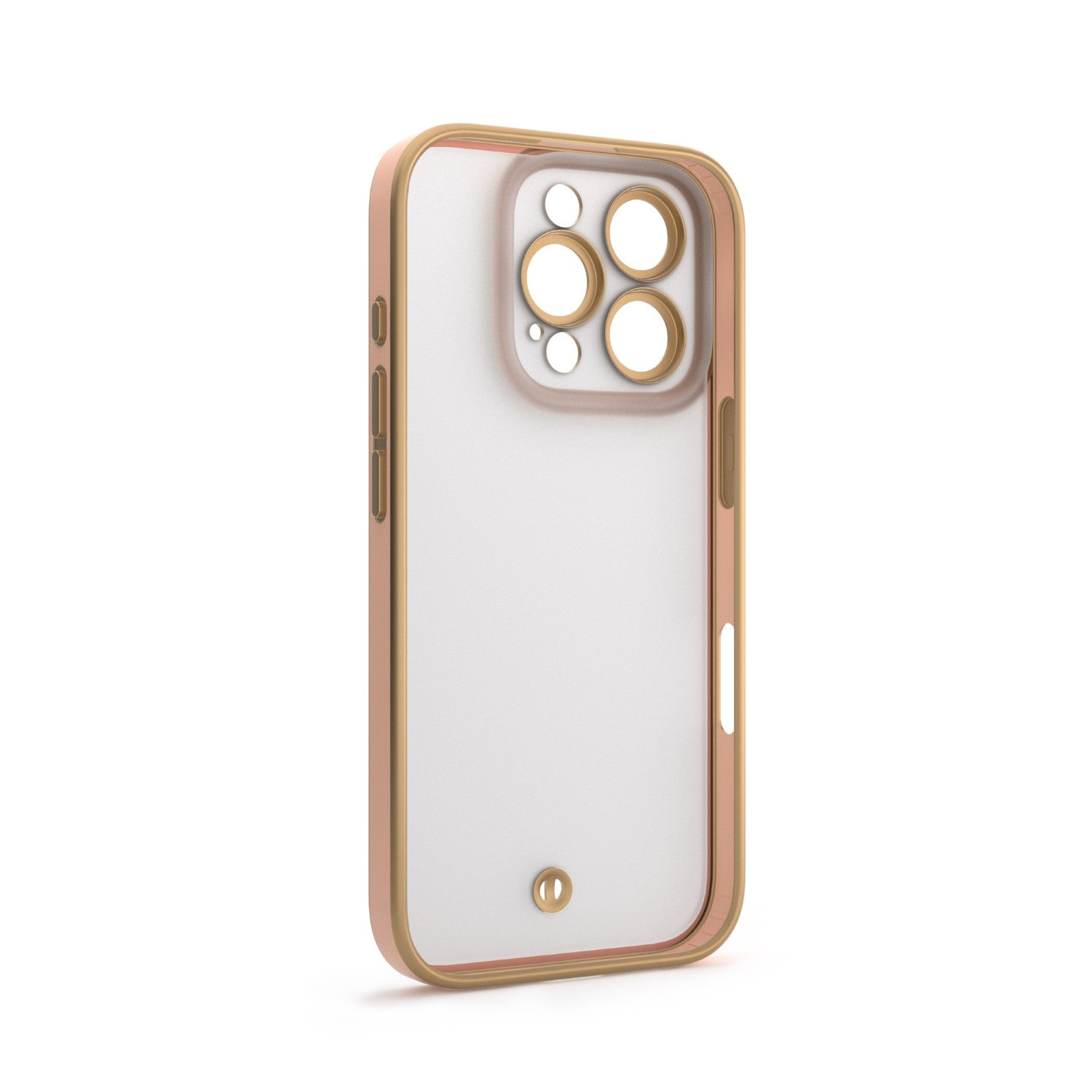 iPhone 15 Pro Cover Silky Gold – Pink/Guld