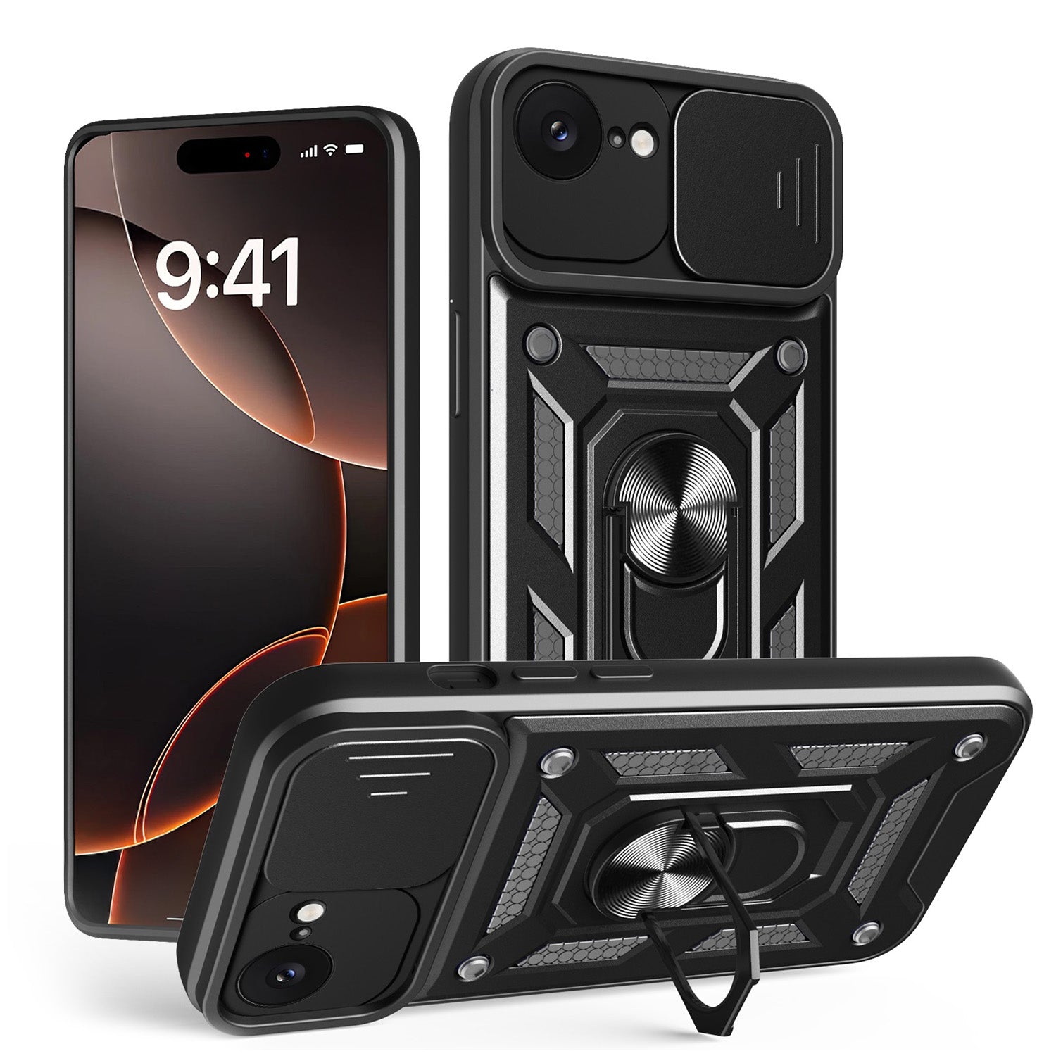 iPhone 16e Defender slide case Sort