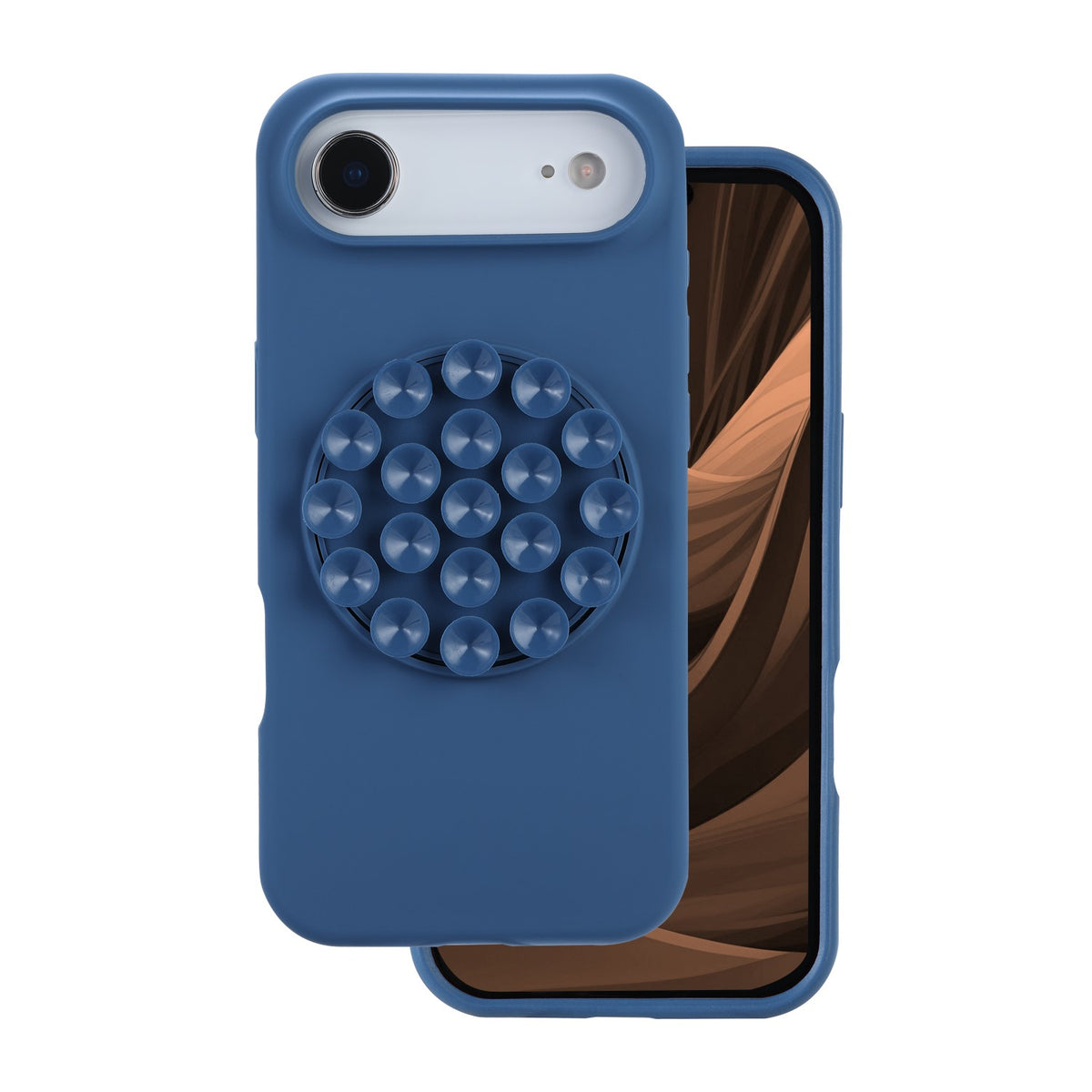 iPhone 17 Pro Max Silicone Cover Silicone Stick – Blå