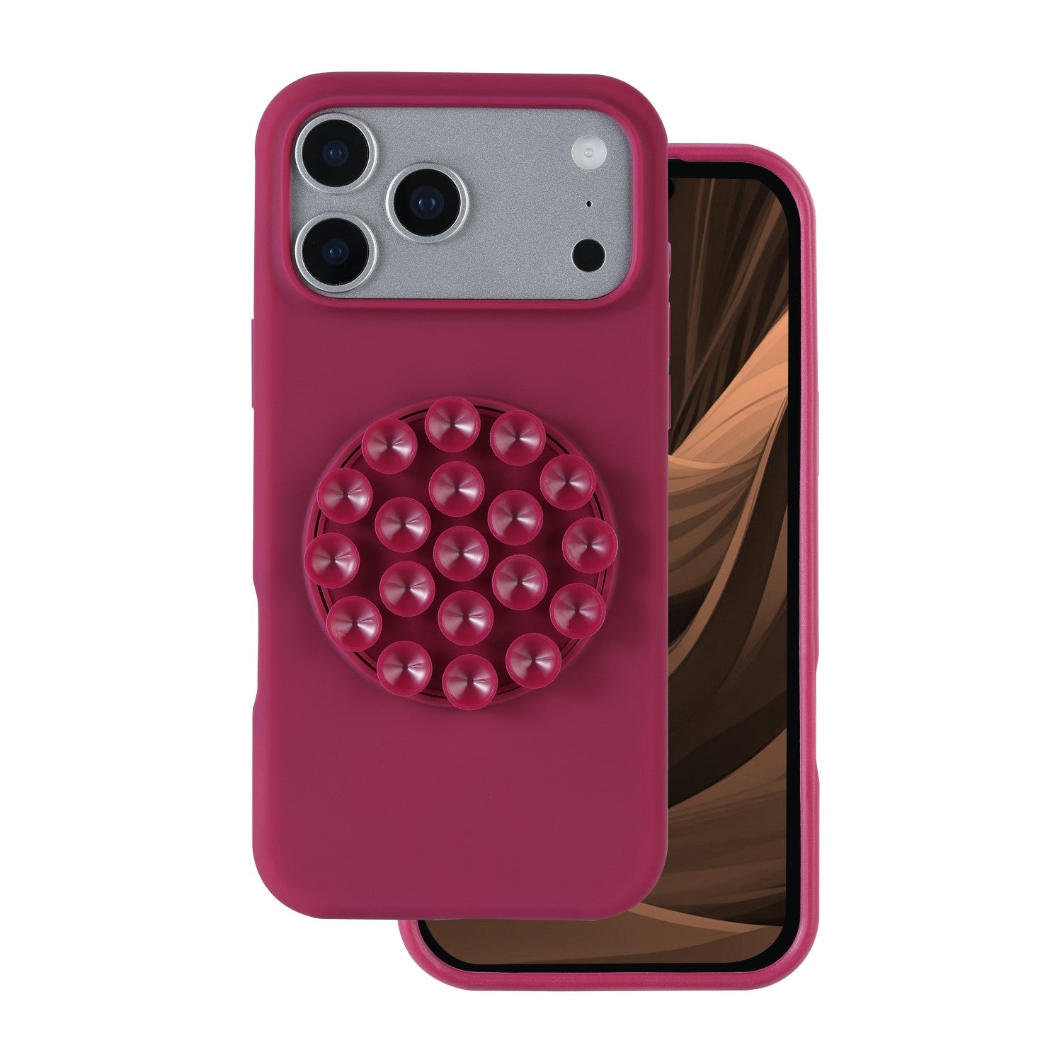 iPhone 17 Pro Max Silicone Cover Silicone Stick – Sort