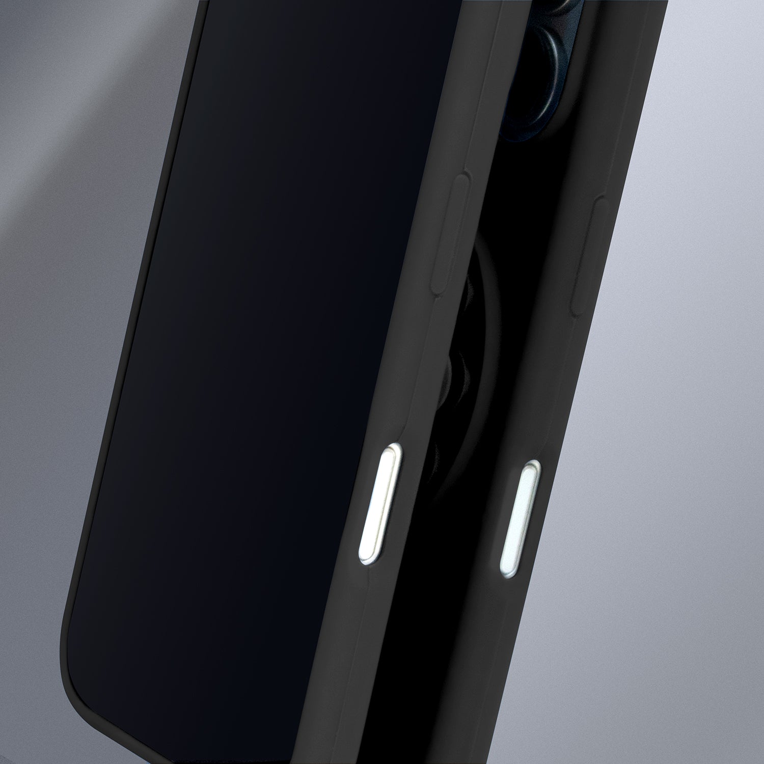 iPhone 14 Pro Max Silicone Cover Silicone Stick – Sort
