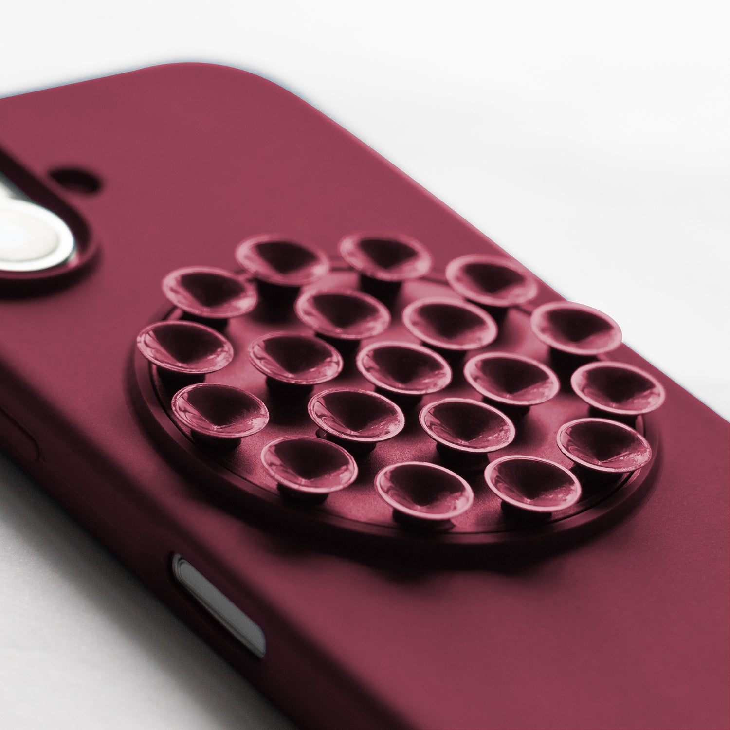 iPhone 16 Pro Max Silicone Cover Silicone Stick – Rød