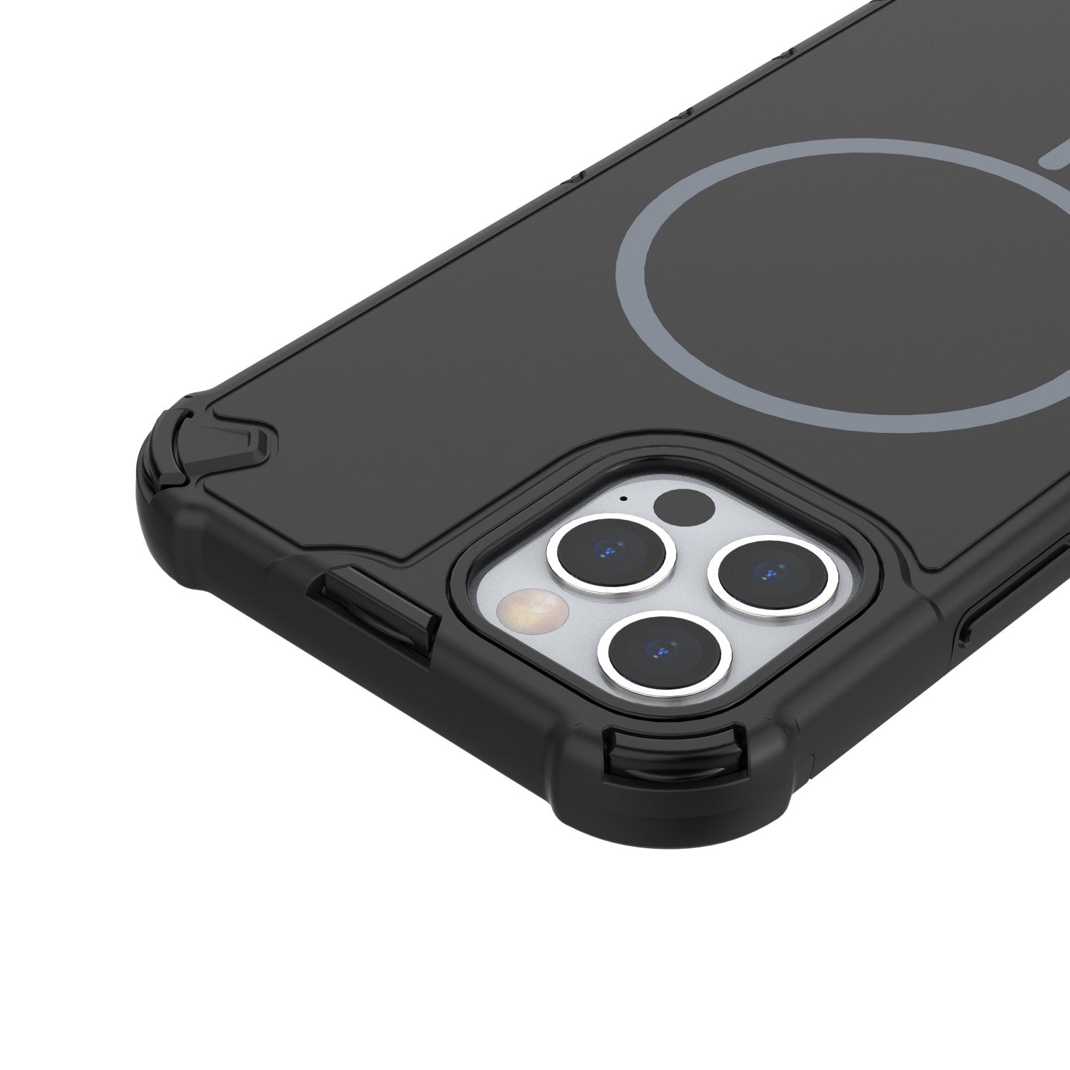 iPh12 Defender Black 2in1mag