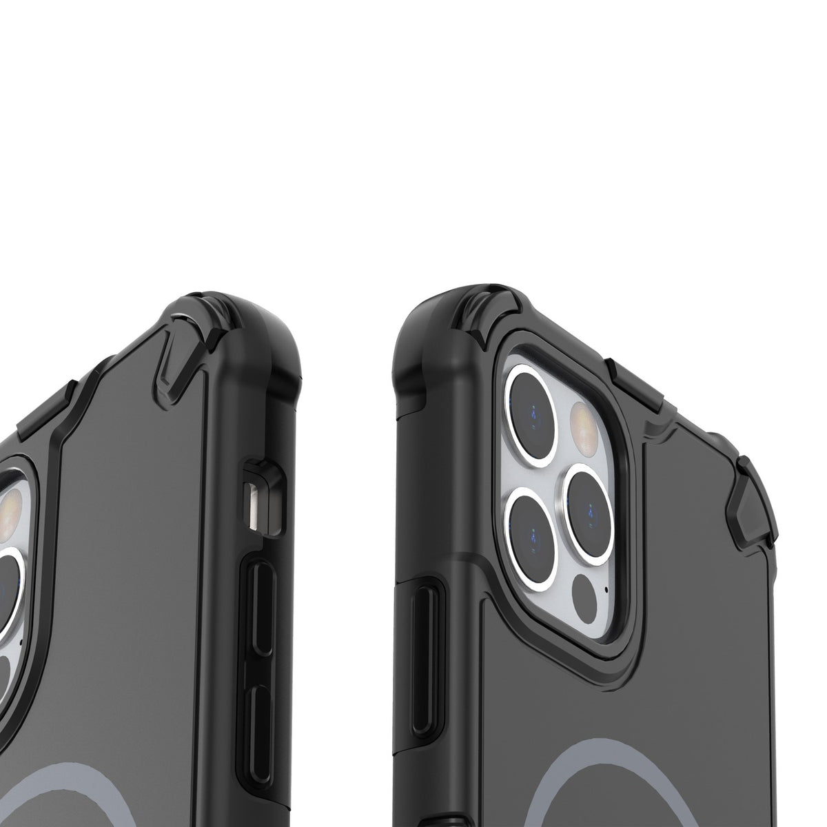 iPhone 12/12 Pro MagSafe Cover Defender 2w1 Defender 2in1mag – Sort