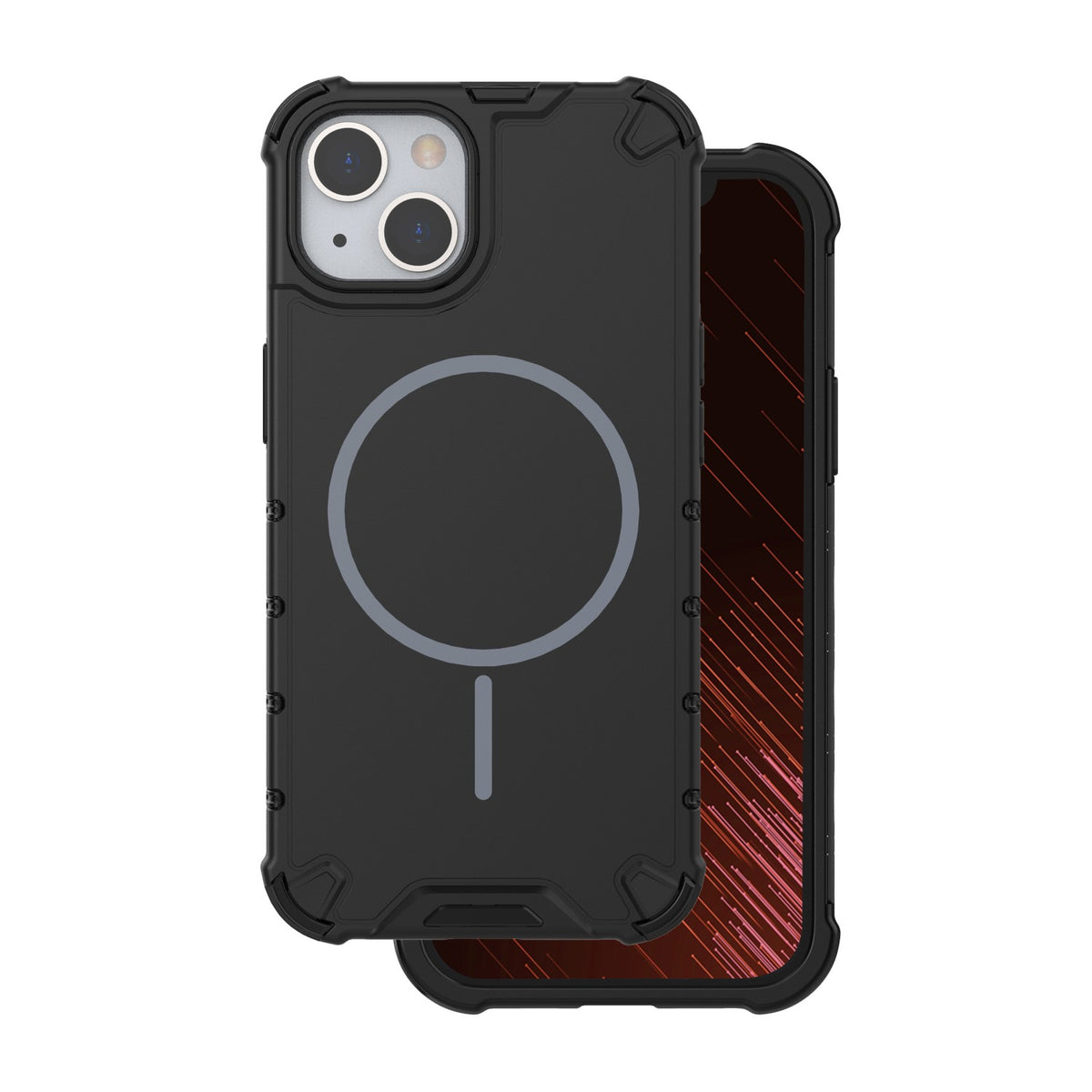 iPhone 14 Cover Defender 2w1 Defender 2in1mag – Sort