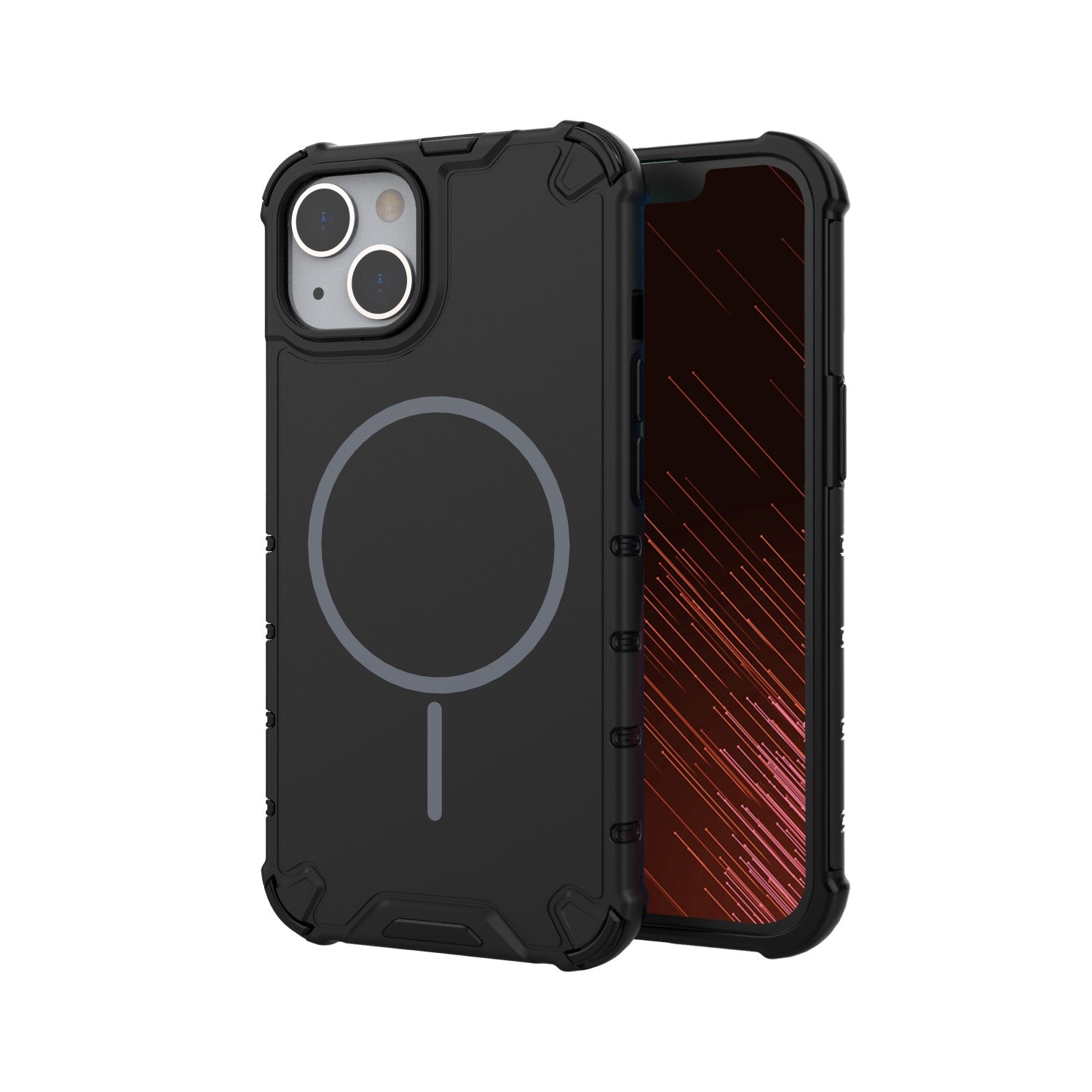 iPhone 14 Cover Defender 2w1 Defender 2in1mag – Sort