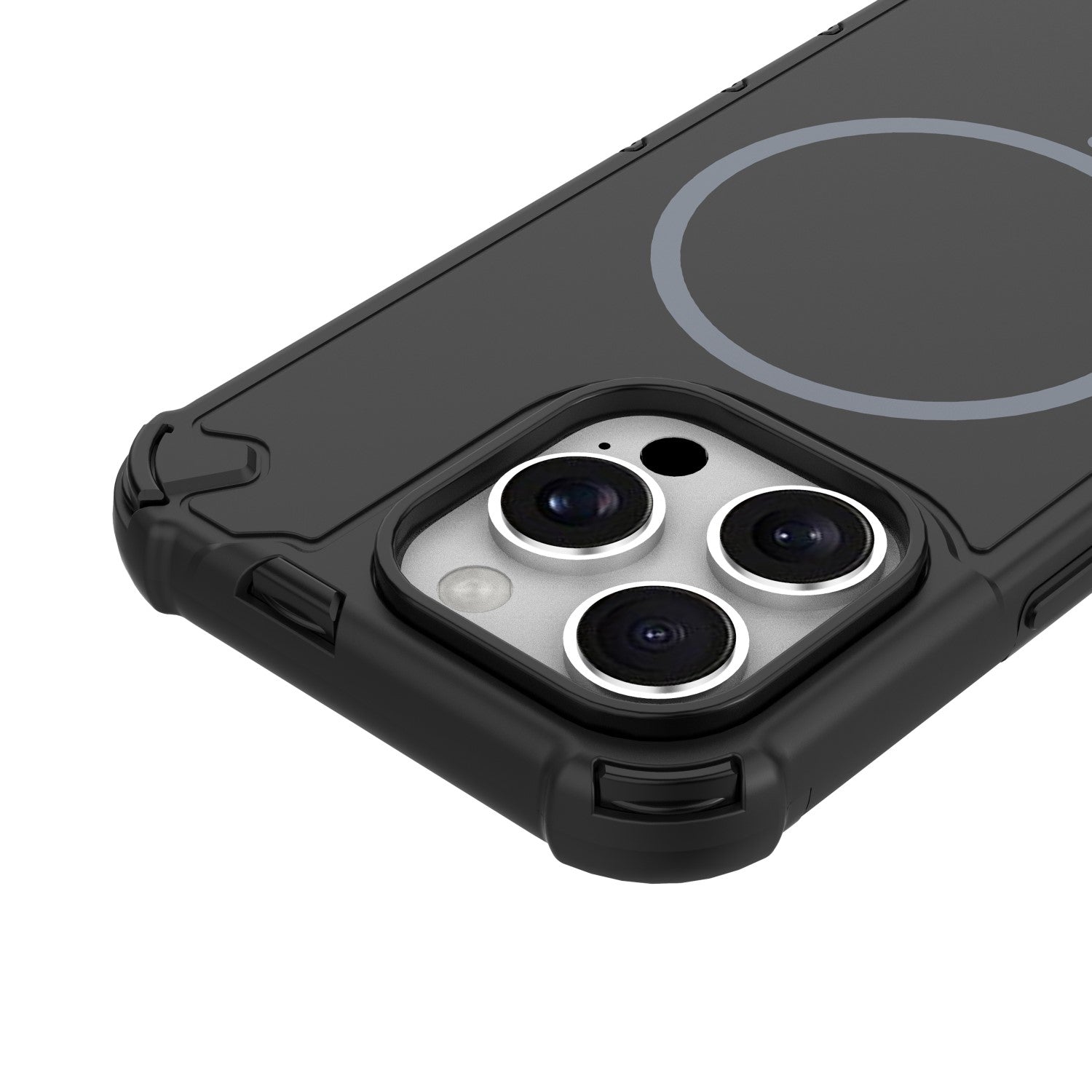 iPh16PM Defender Black 2in1mag