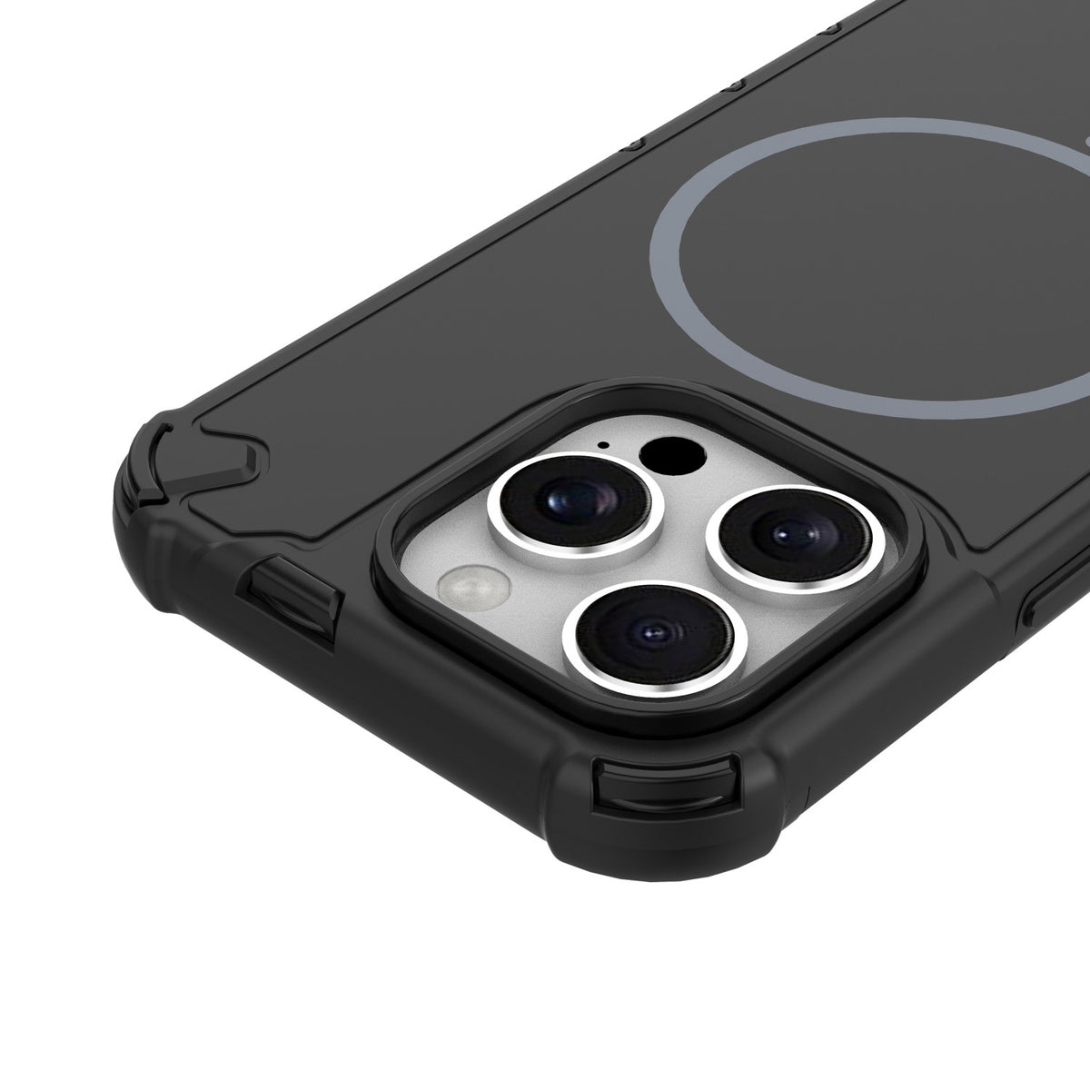 iPhone 16 Pro Max MagSafe Cover Defender 2w1 Defender 2in1mag – Sort