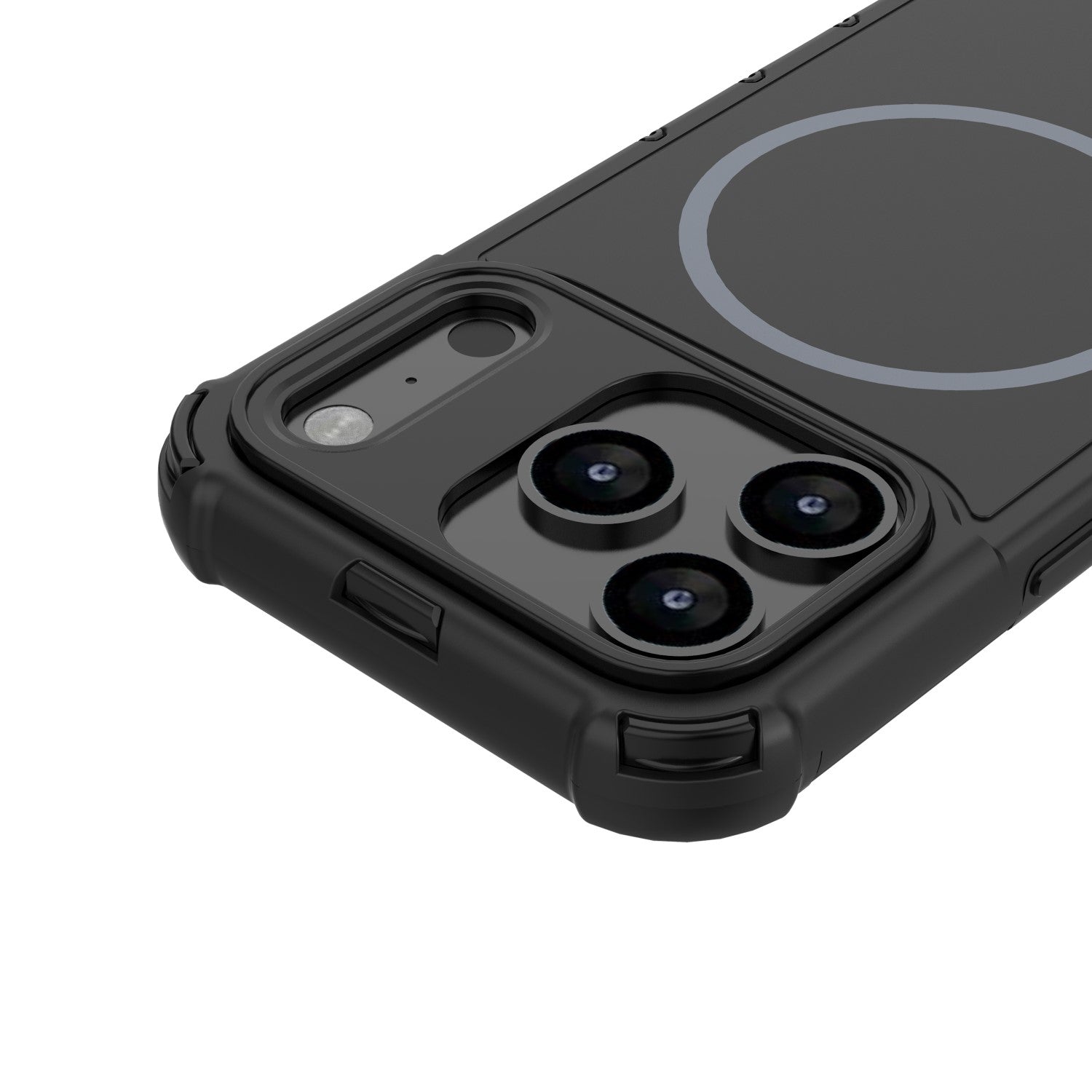 iPh17PM Defender Black 2in1mag