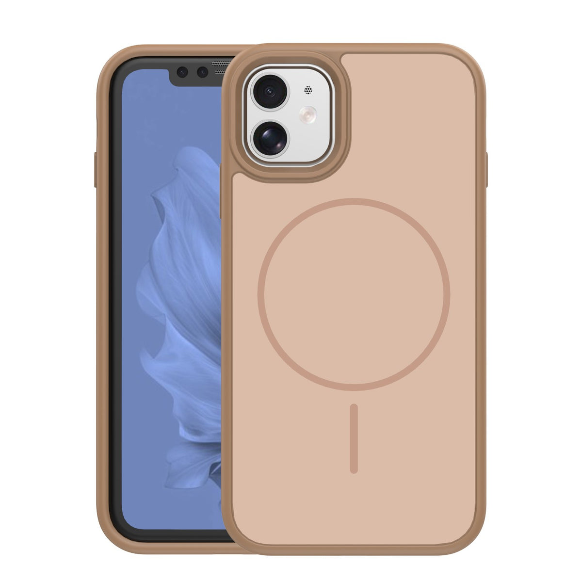 iPhone 11 Cover Frame Thin Mag – Brun