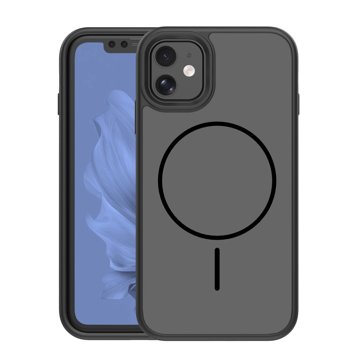 iPhone 11 Cover Frame Thin Mag – Sort