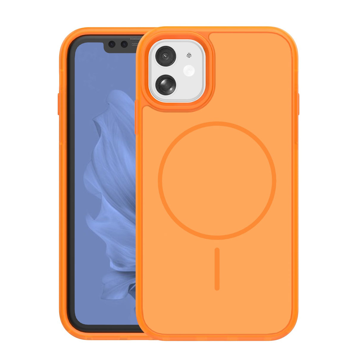 iPhone 11 Cover Frame Thin Mag – Orange