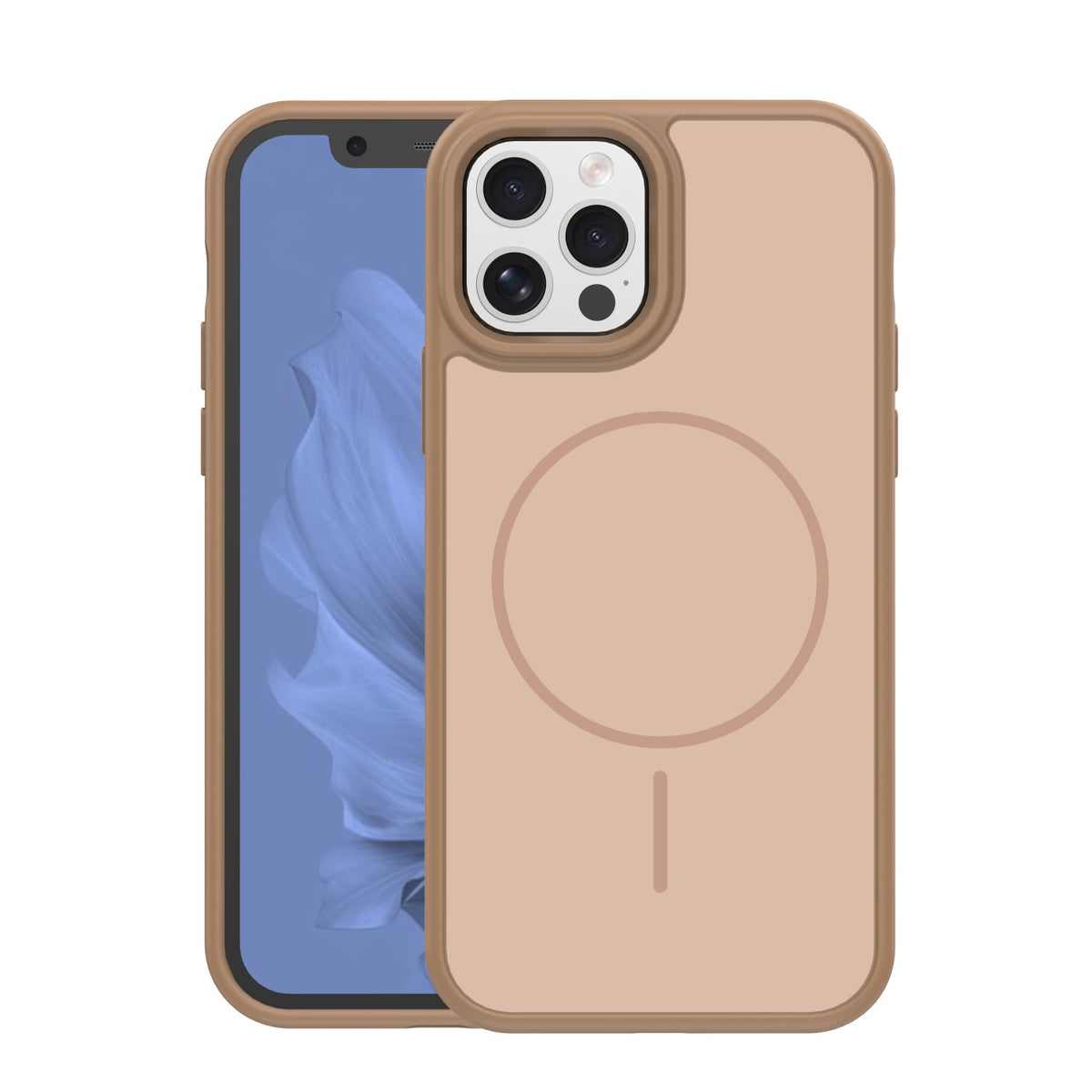 iPhone 12/12 Pro MagSafe Cover Frame Thin Mag P Frame Thin – Brun