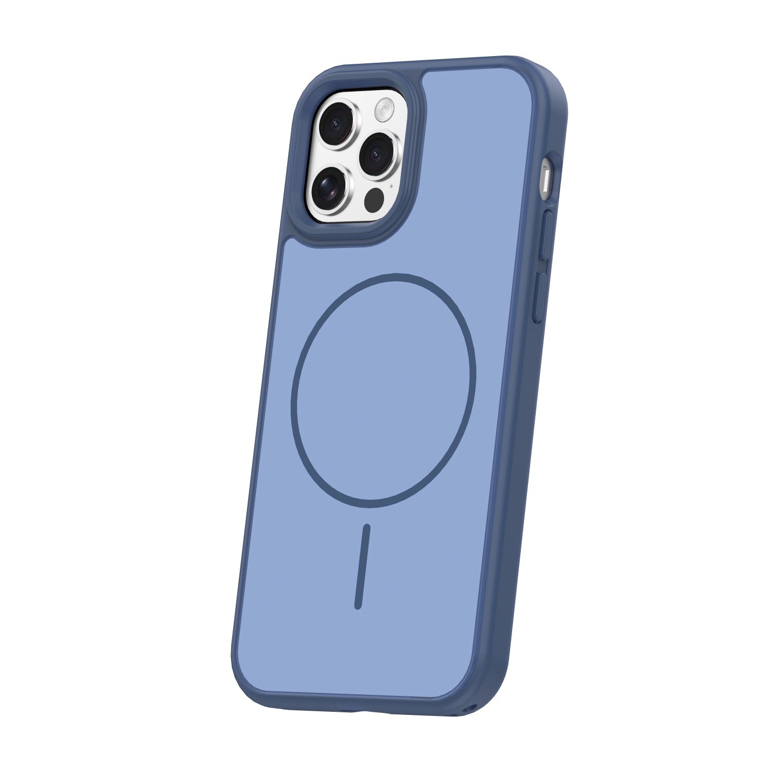 iPh12/12P Blå Frame Thin