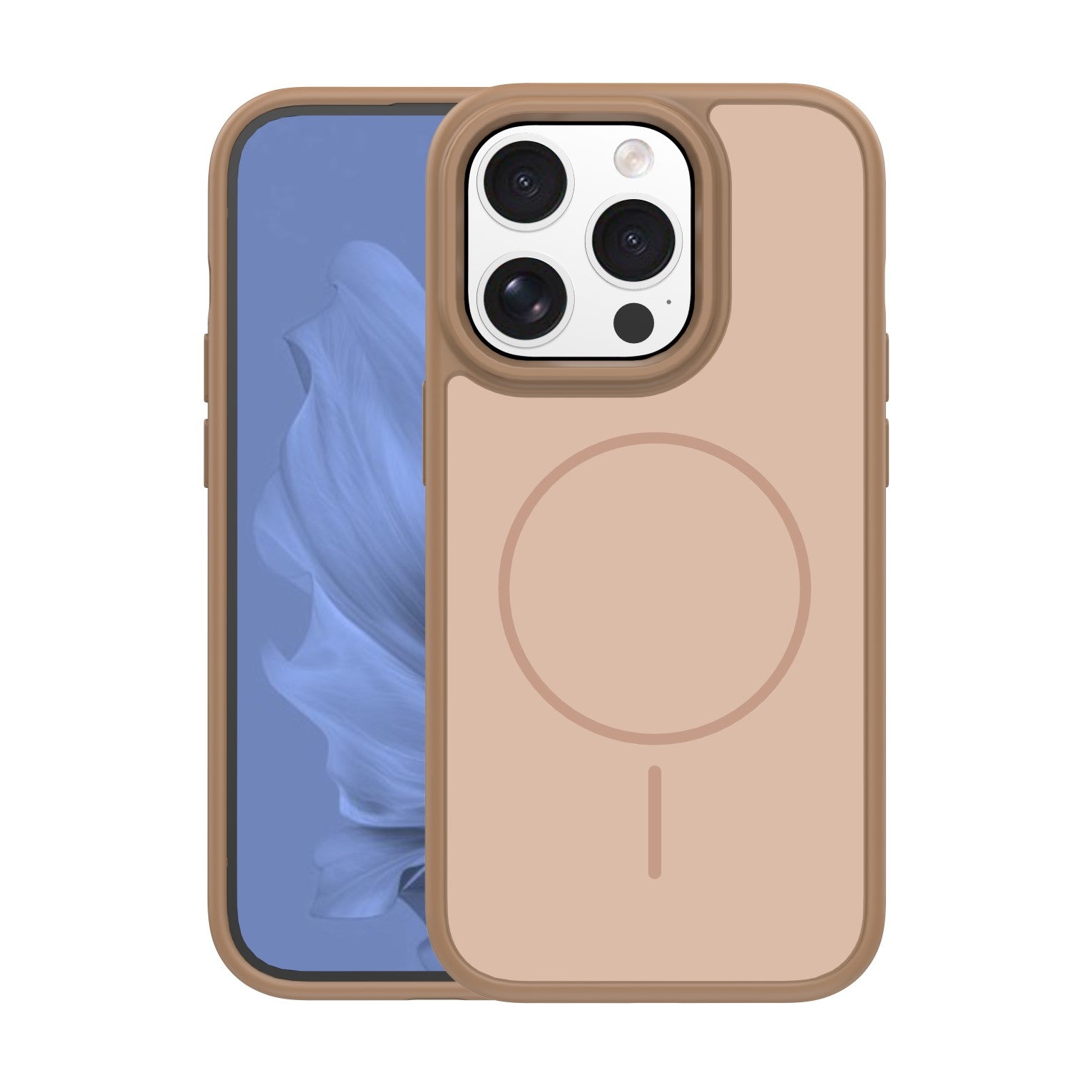 iPhone 15 Pro MagSafe Cover Frame Thin Mag – Brun