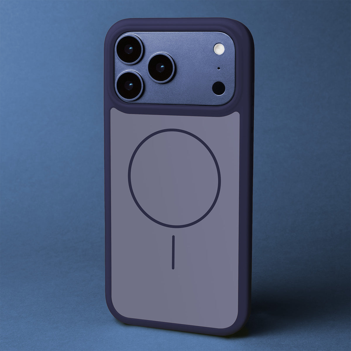 iPhone 15 Pro MagSafe Cover Frame Thin Mag – Blå