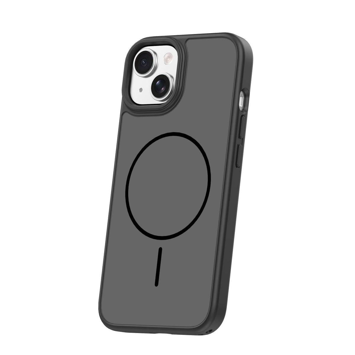 iPhone 15 Cover Frame Thin Mag – Sort