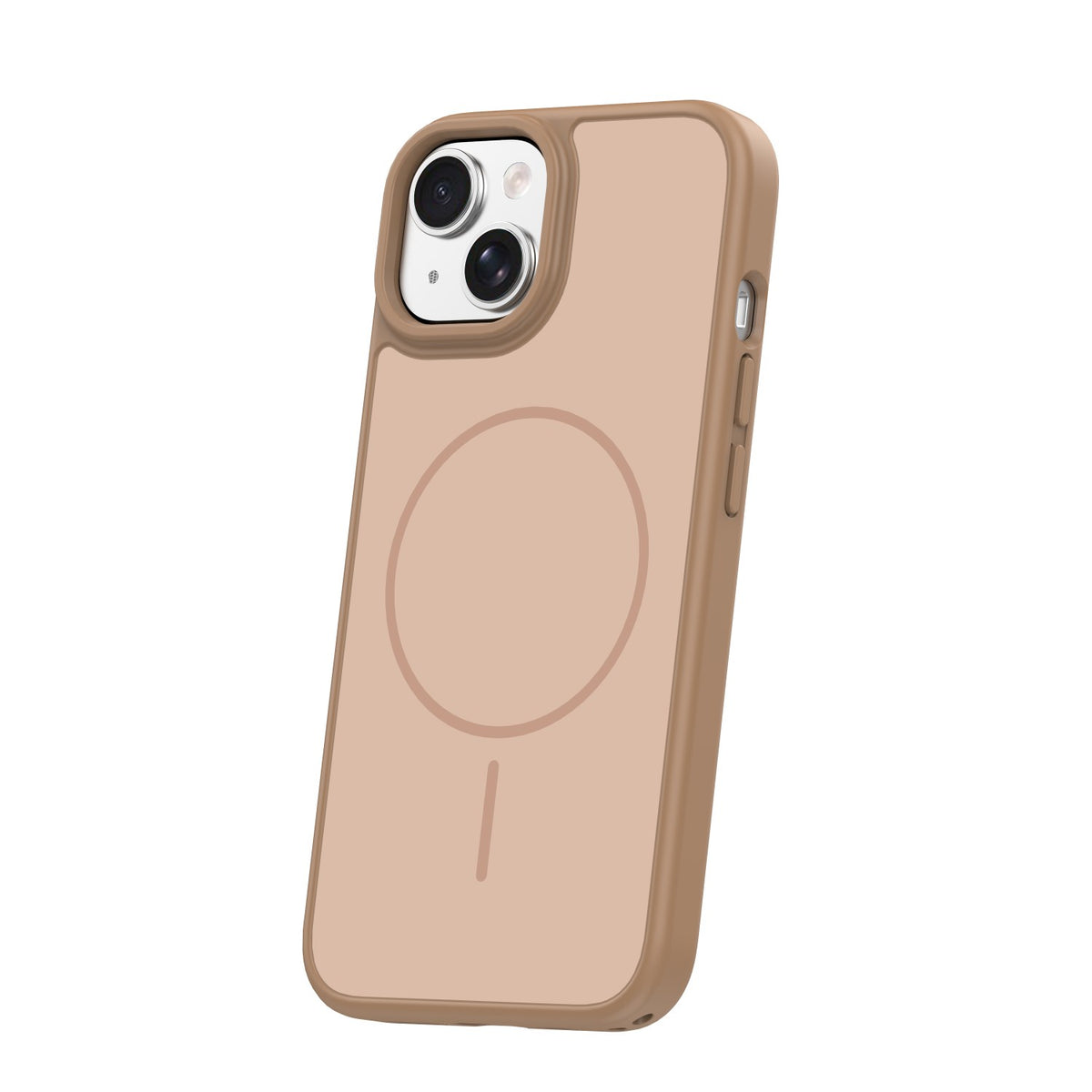 iPhone 15 Cover Frame Thin Mag – Brun