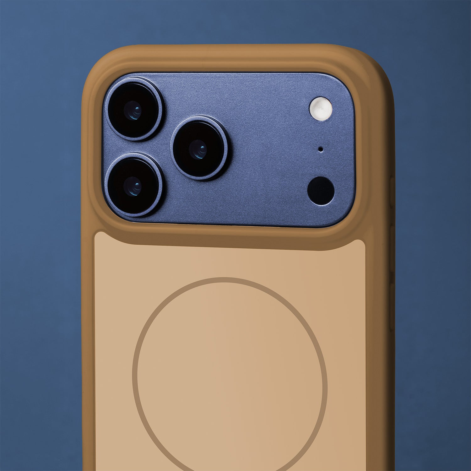 iPh17 Brun Frame Thin Mag