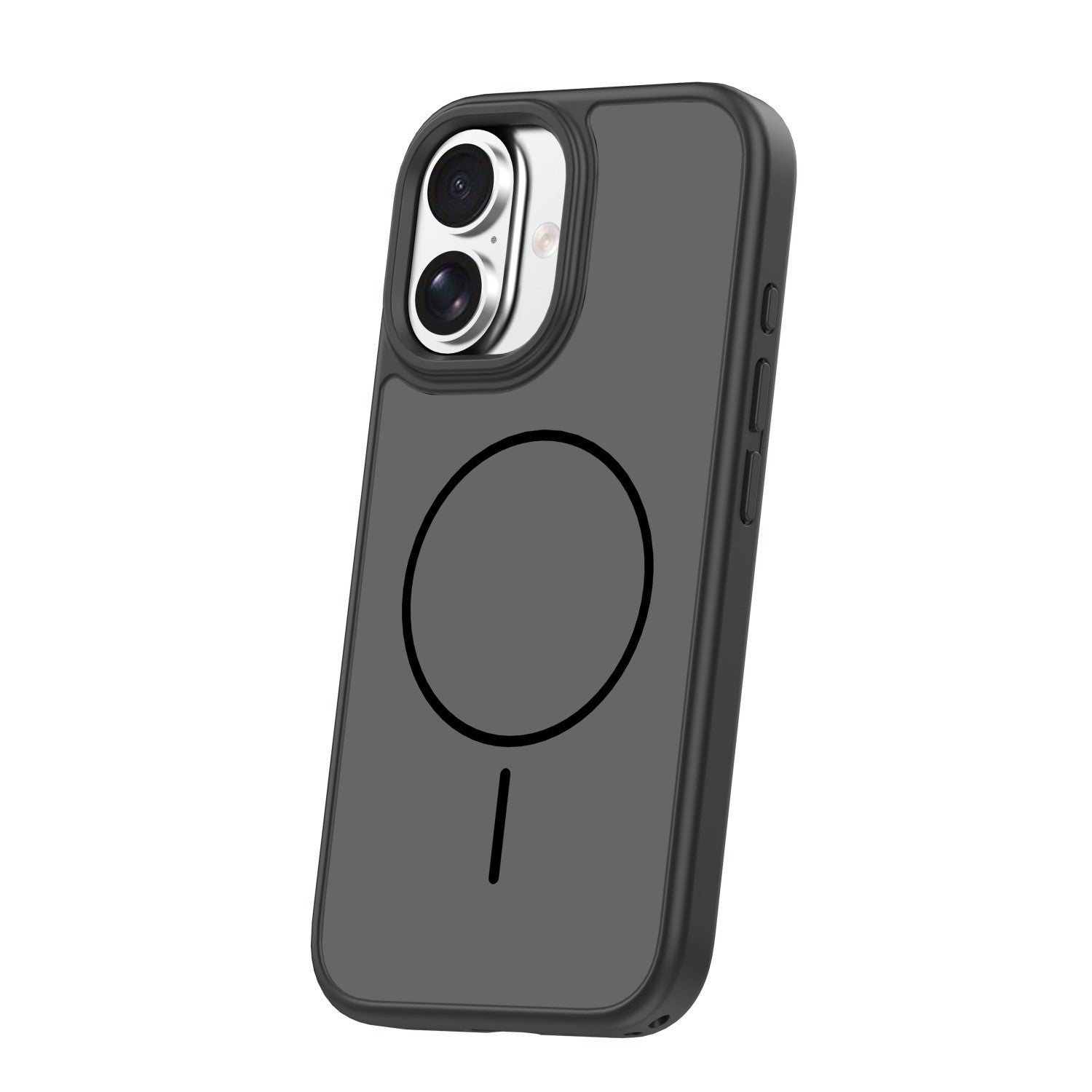 iPhone 17 Cover Frame Thin Mag – Sort