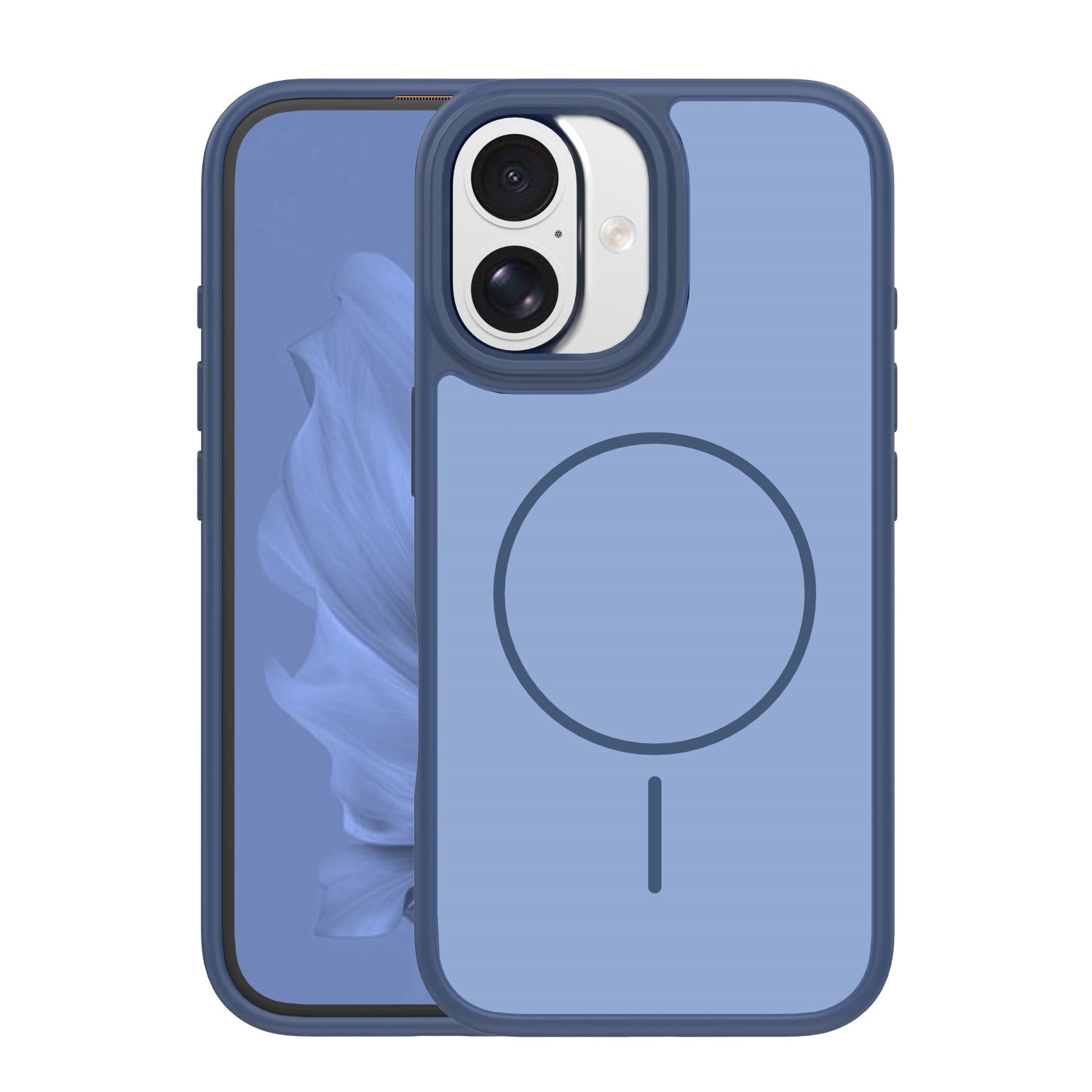 iPhone 17 Cover Frame Thin Mag – Blå