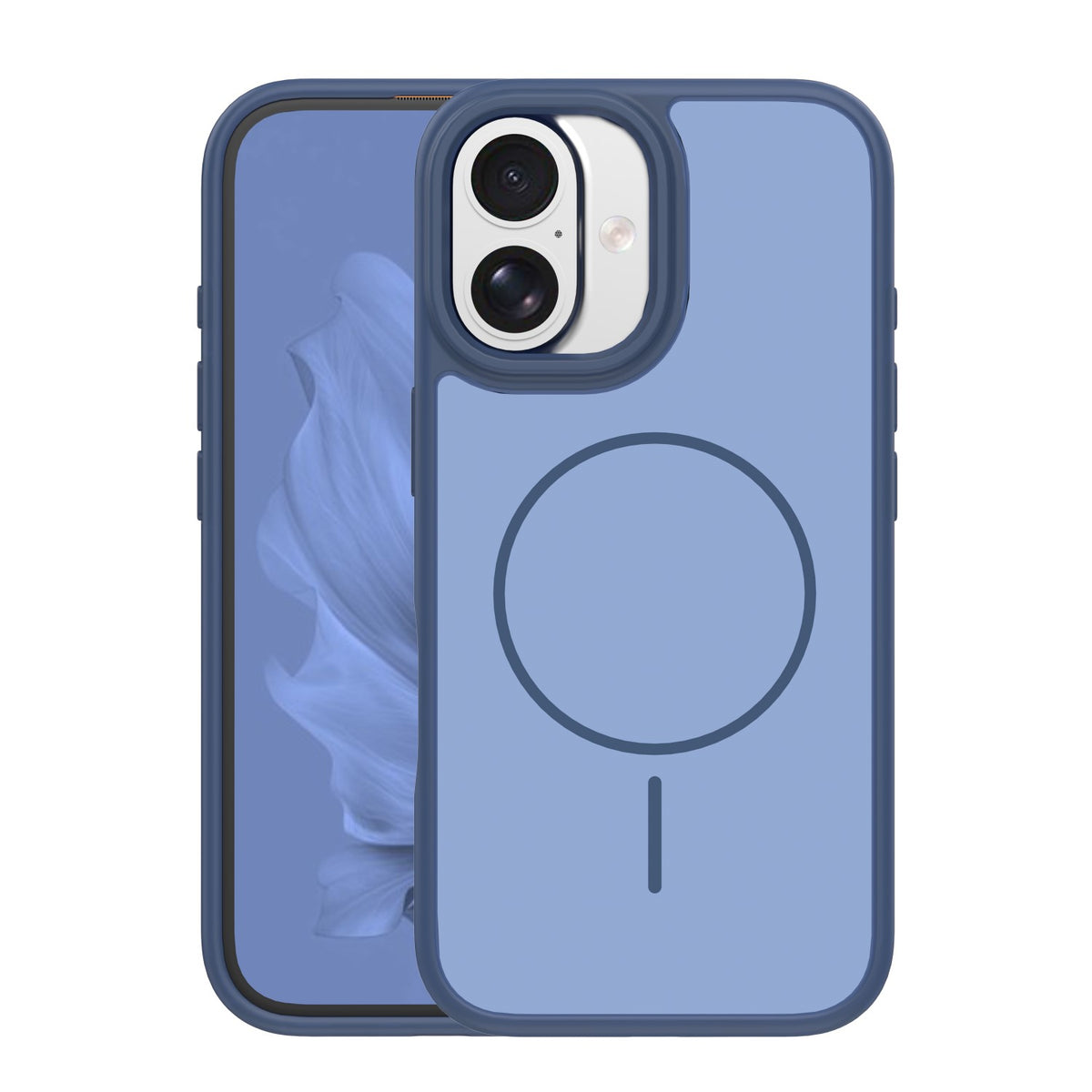 iPhone 17 Cover Frame Thin Mag – Blå