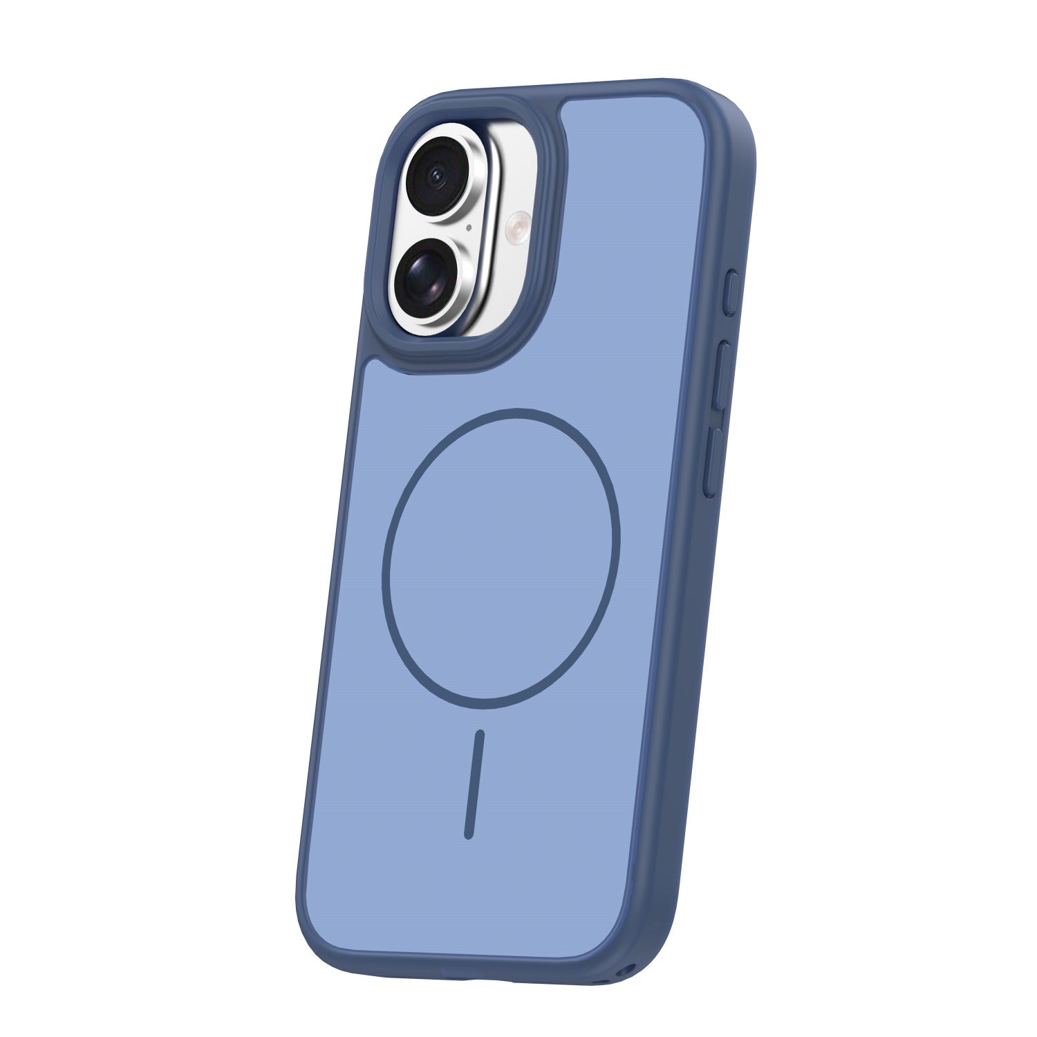 iPhone 17 Cover Frame Thin Mag – Blå