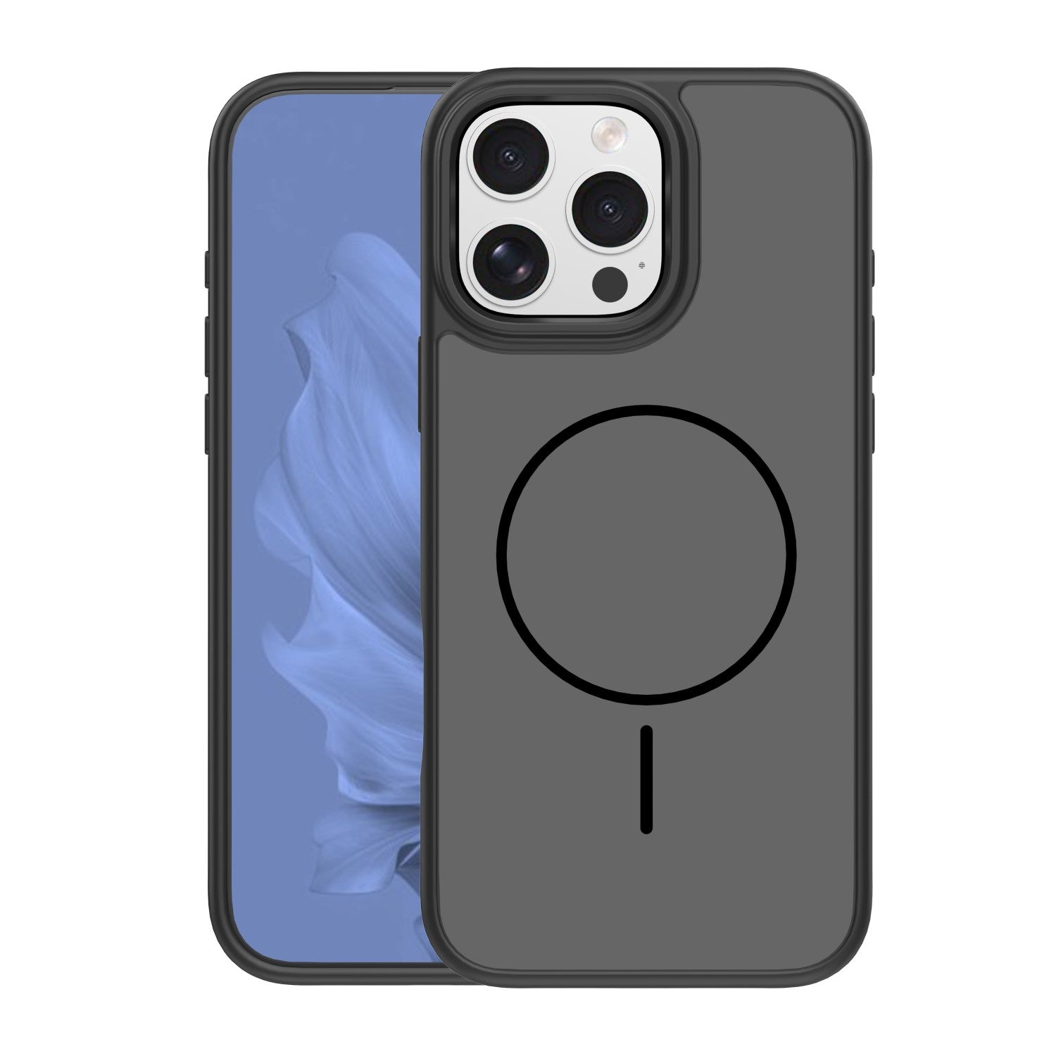 iPhone 16 Pro Max MagSafe Cover Frame Thin Mag – Sort