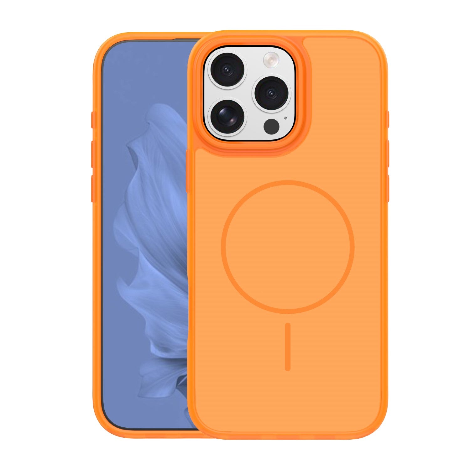 iPhone 16 Pro Max MagSafe Cover Frame Thin Mag – Orange